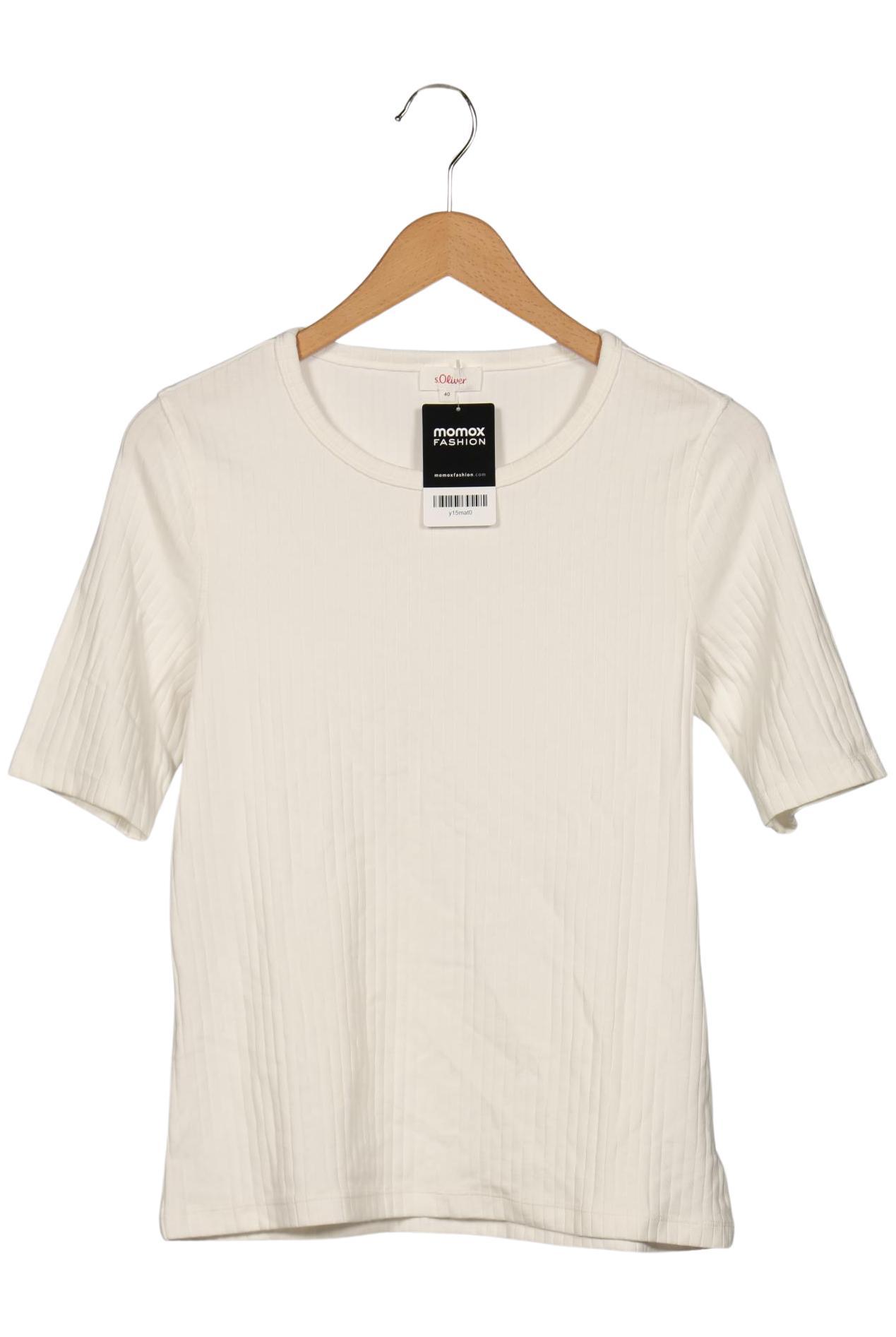 

s.Oliver Damen T-Shirt, weiß, Gr. 40