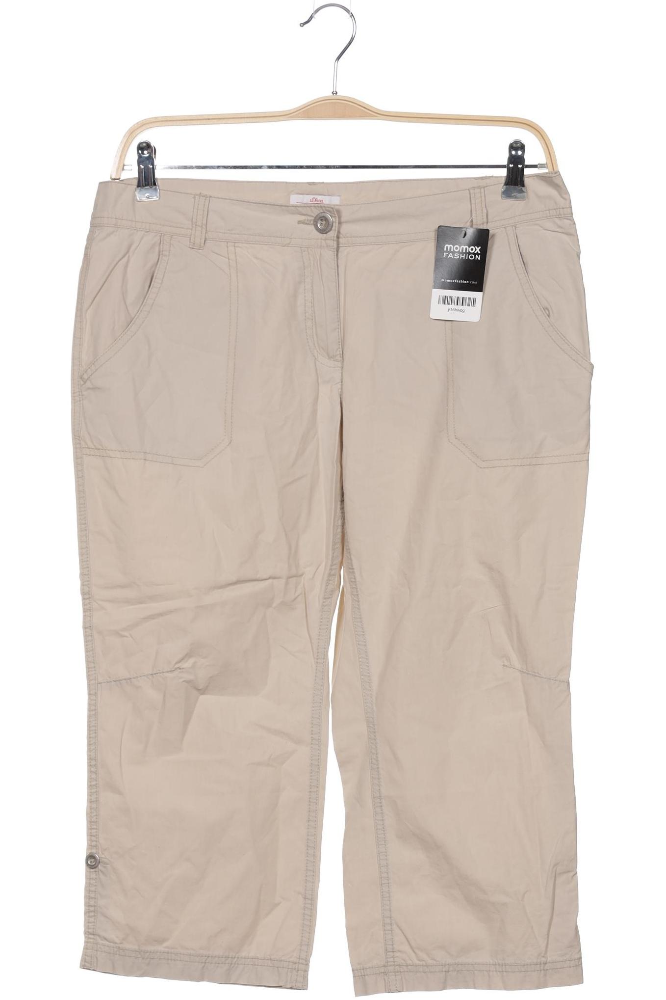 

s.Oliver Damen Stoffhose, beige, Gr. 40