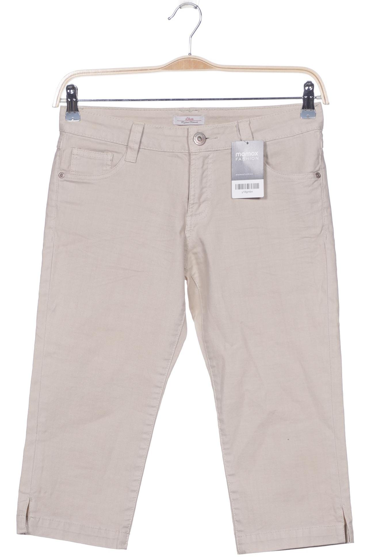 

s.Oliver Damen Stoffhose, cremeweiß