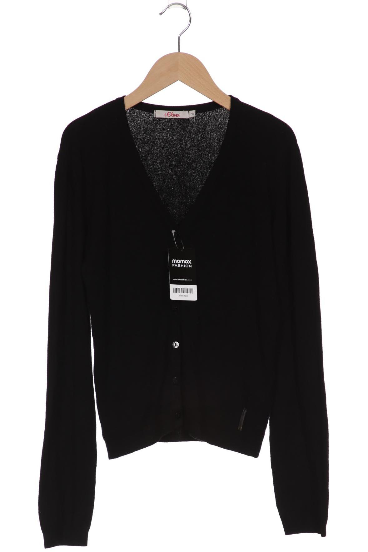 

s.Oliver Damen Strickjacke, schwarz