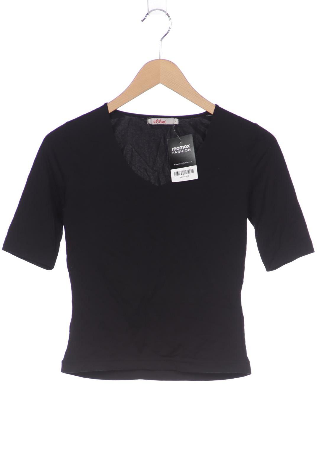 

s.Oliver Damen T-Shirt, schwarz