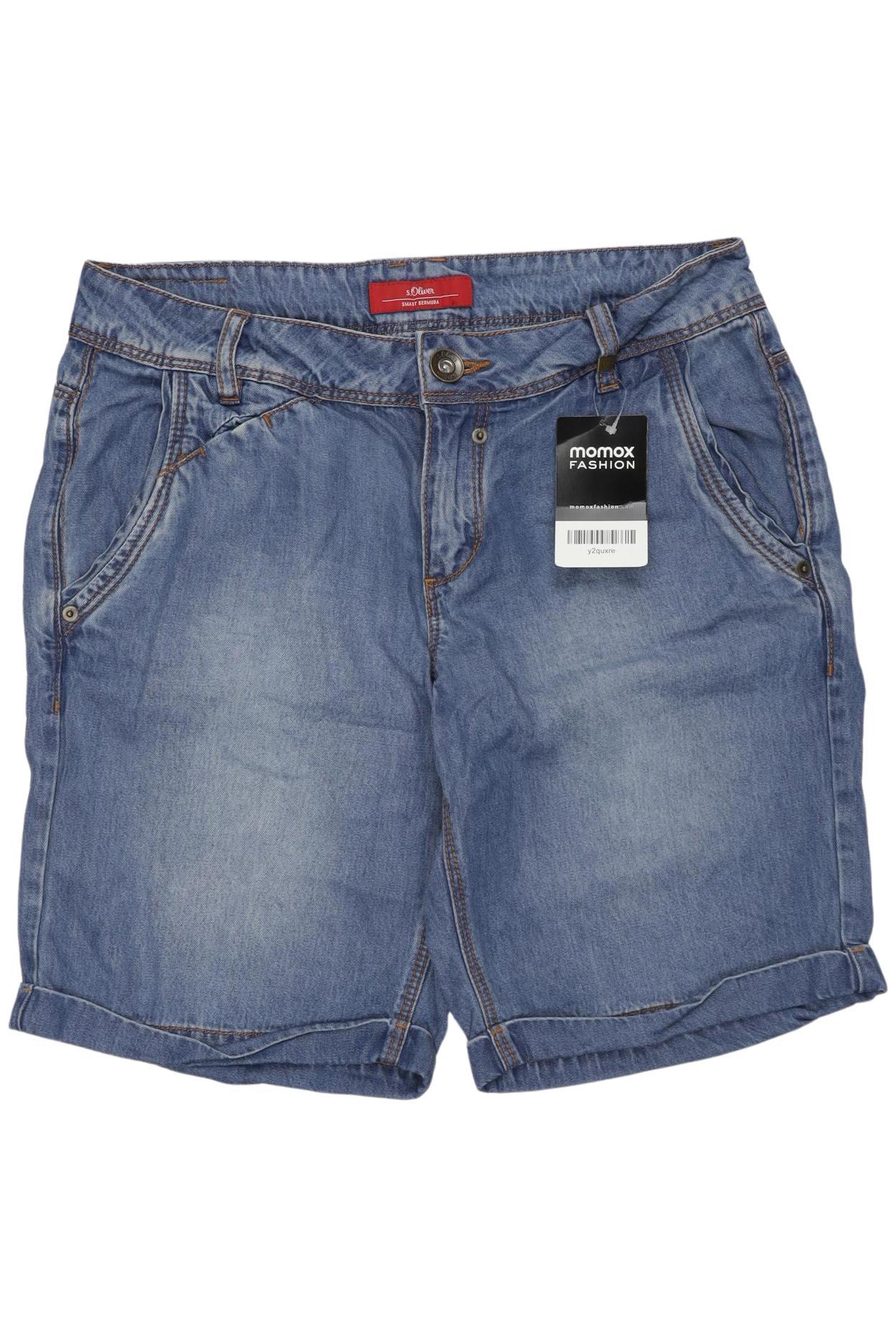 

s.Oliver Damen Shorts, blau, Gr. 34