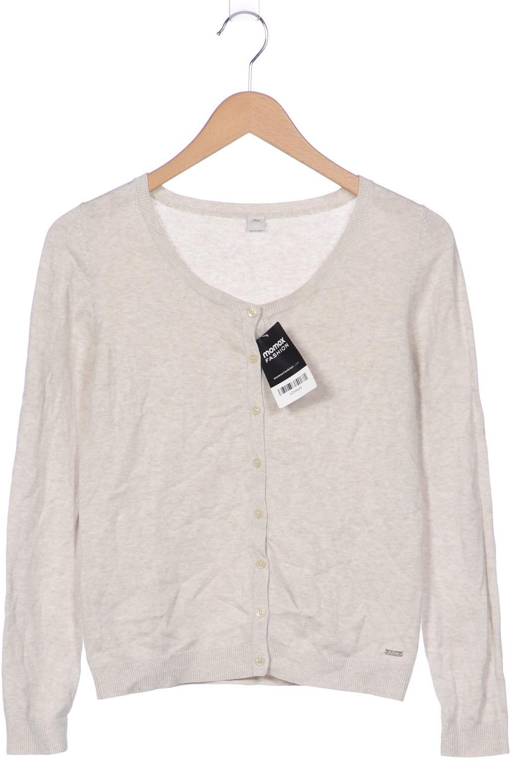 

s.Oliver Damen Strickjacke, beige, Gr. 36
