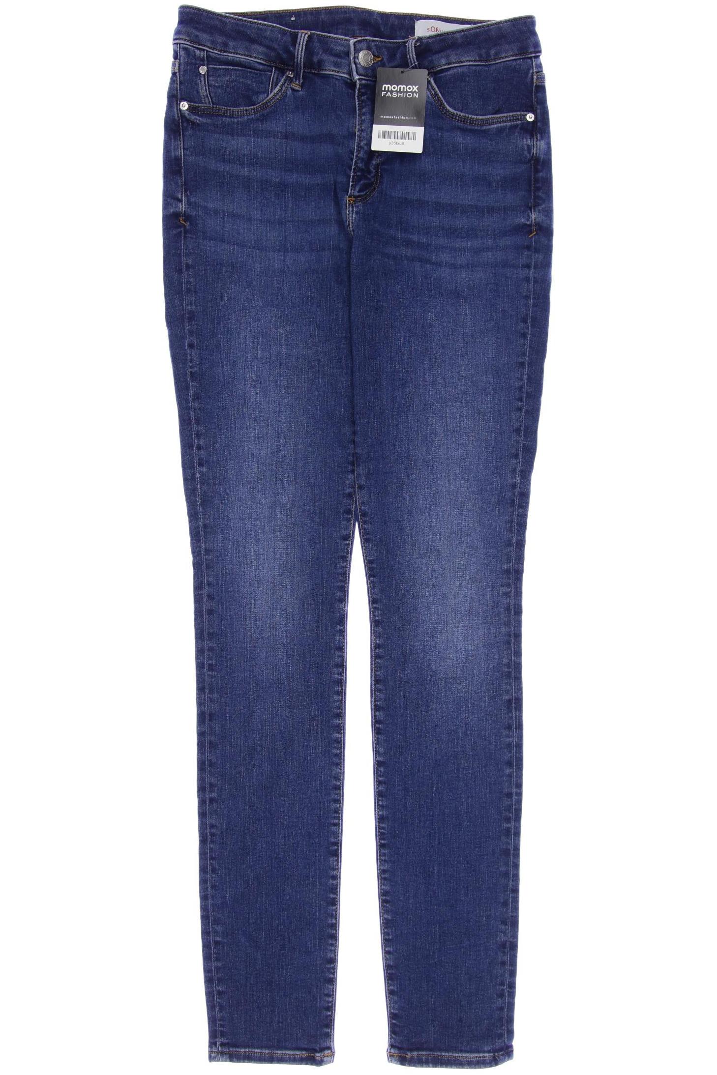 

s.Oliver Damen Jeans, blau