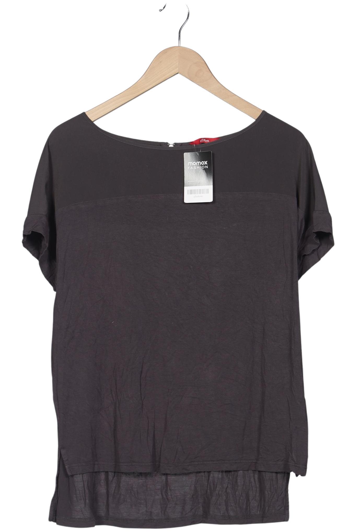 

s.Oliver Damen T-Shirt, grau, Gr. 42