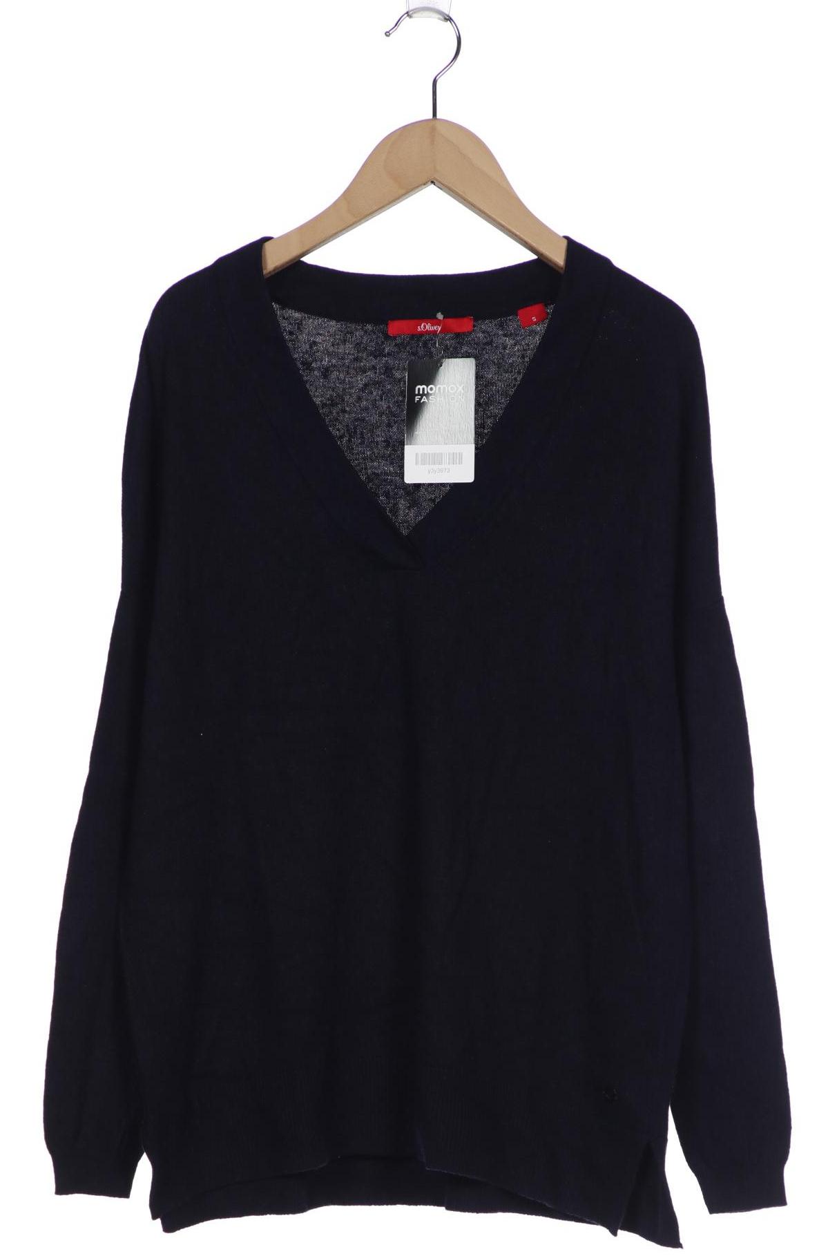 

s.Oliver Damen Pullover, marineblau