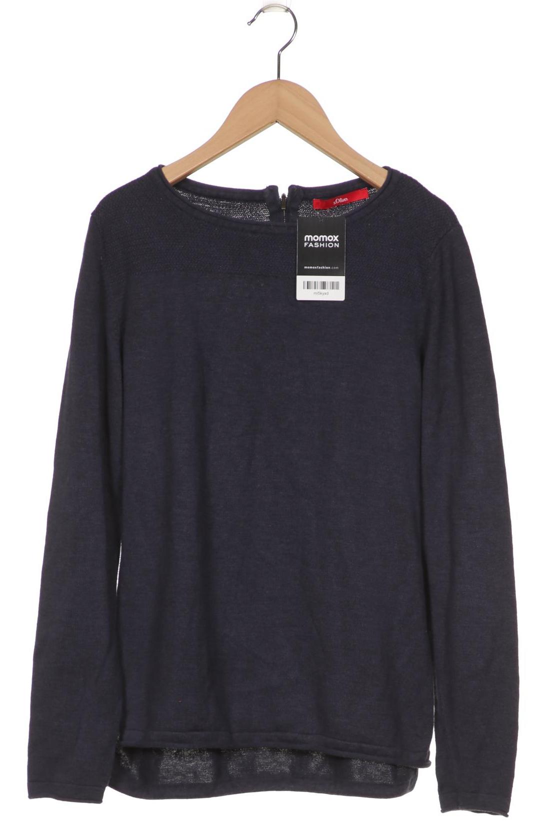 

s.Oliver Damen Pullover, marineblau