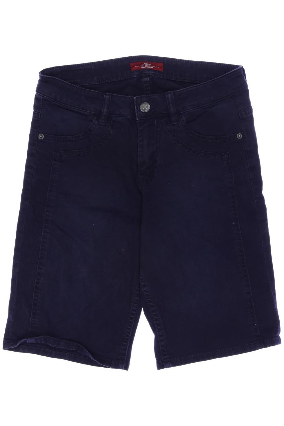 

s.Oliver Damen Shorts, marineblau