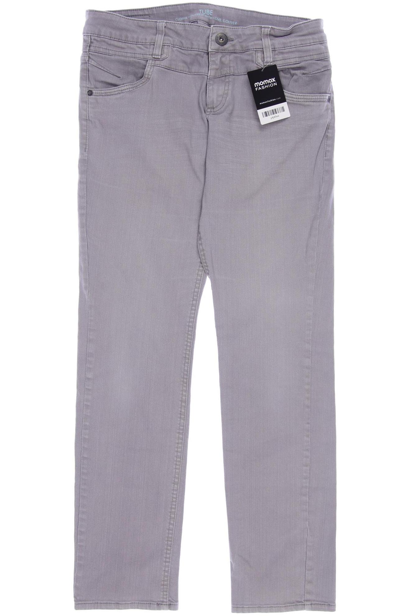 

s.Oliver Damen Jeans, grau