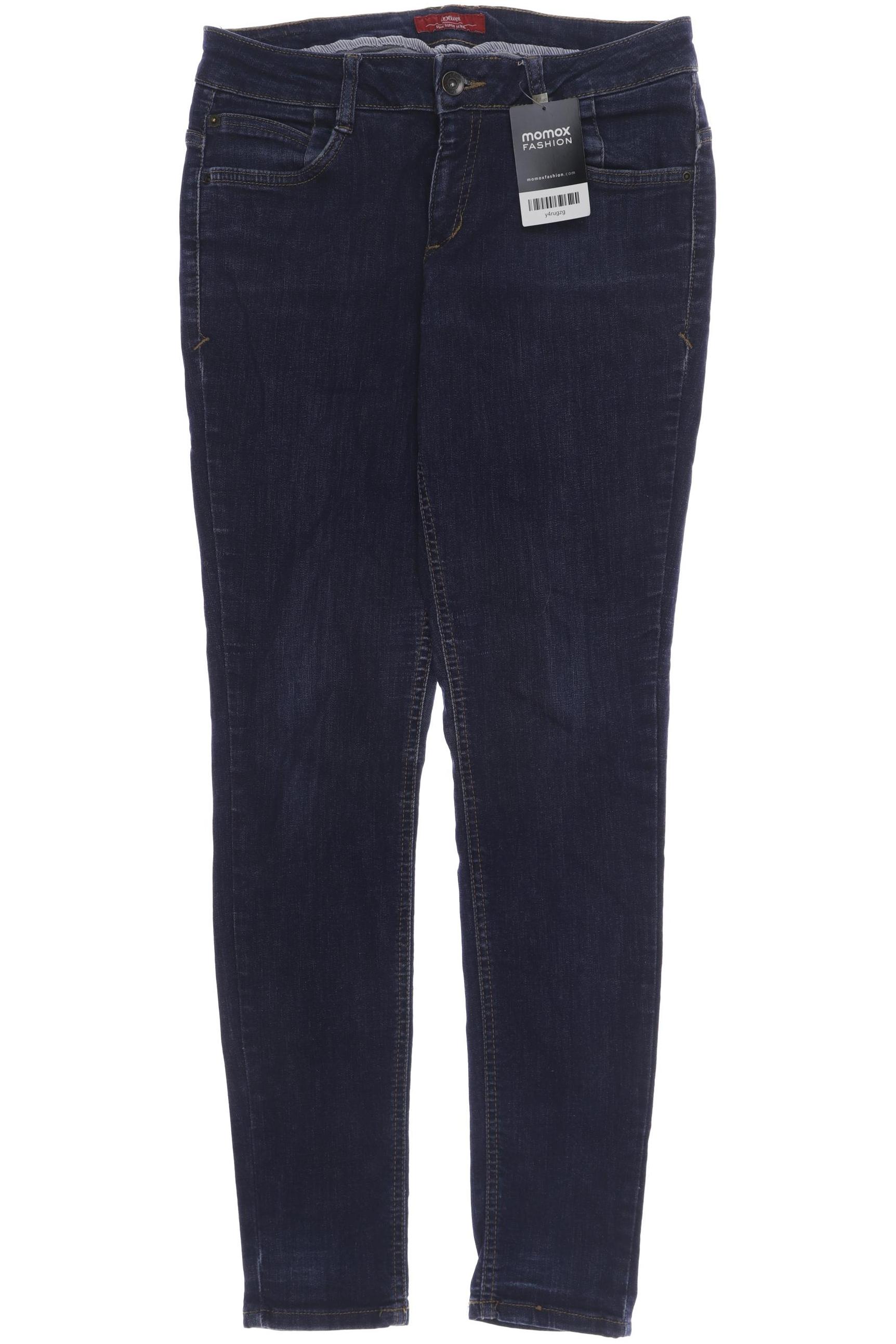 

s.Oliver Damen Jeans, marineblau