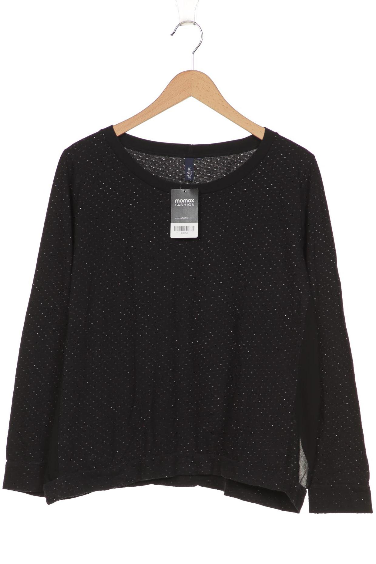 

s.Oliver Damen Pullover, schwarz, Gr. 46