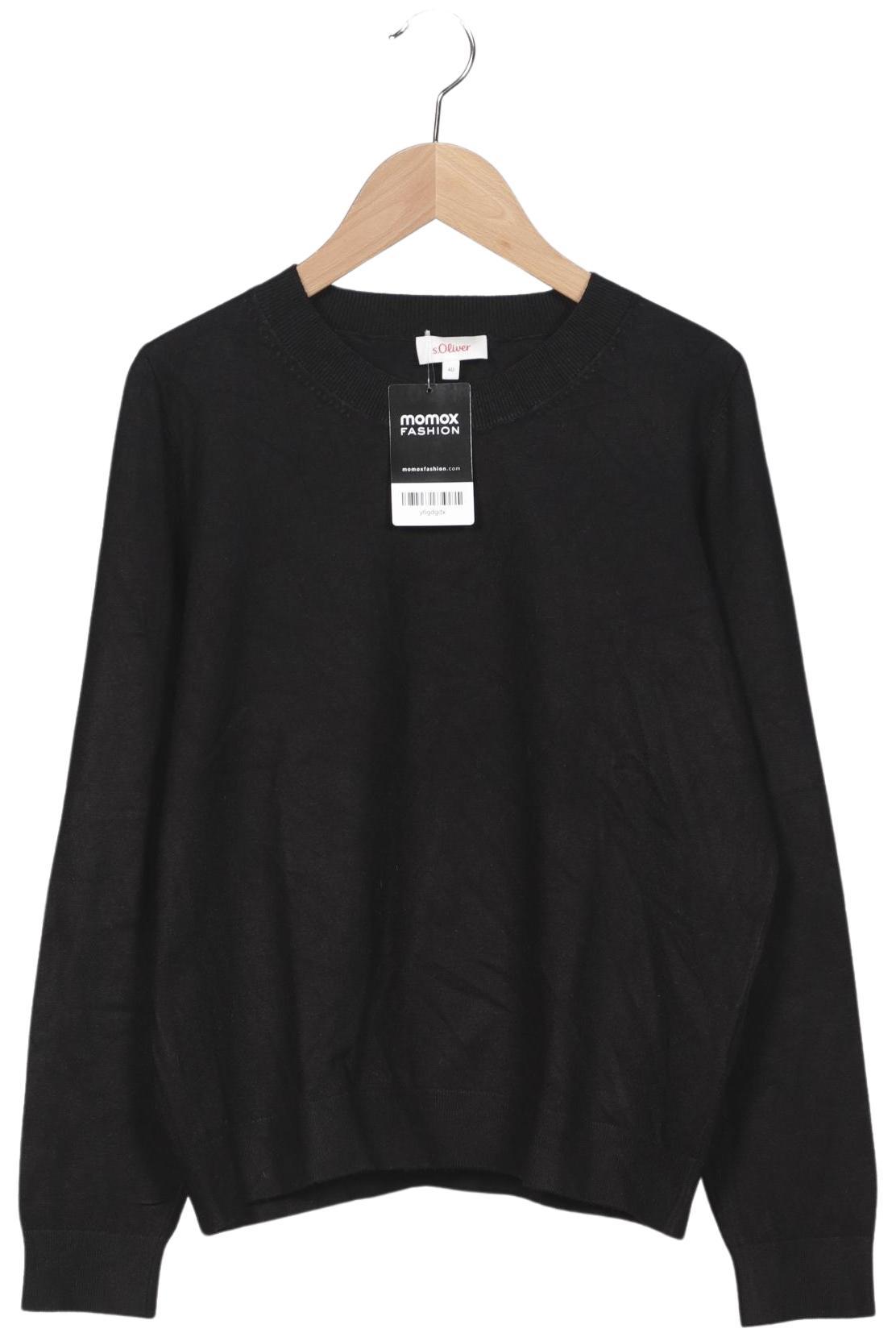 

s.Oliver Damen Pullover, schwarz, Gr. 40