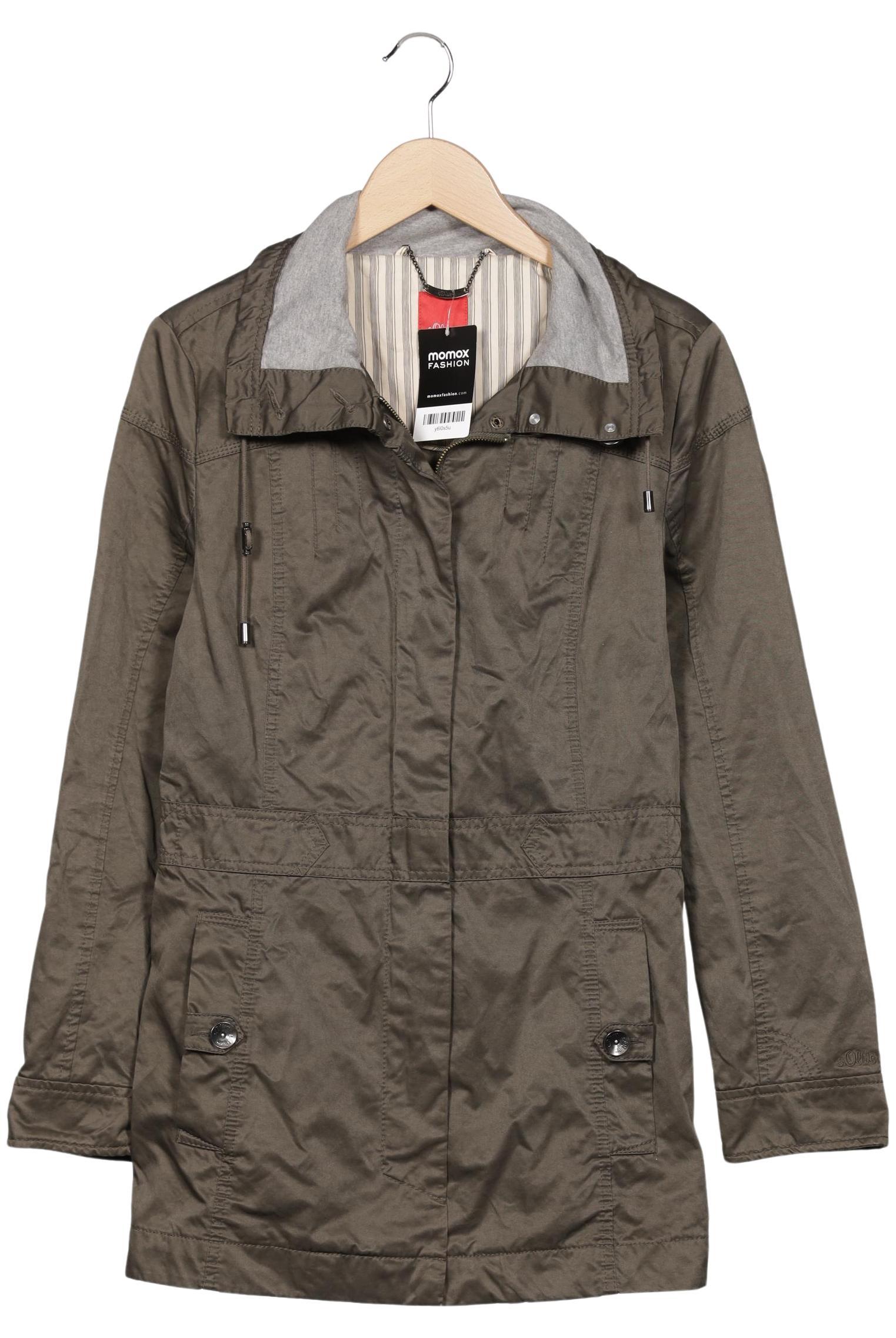 

s.Oliver Damen Mantel, grün, Gr. 40