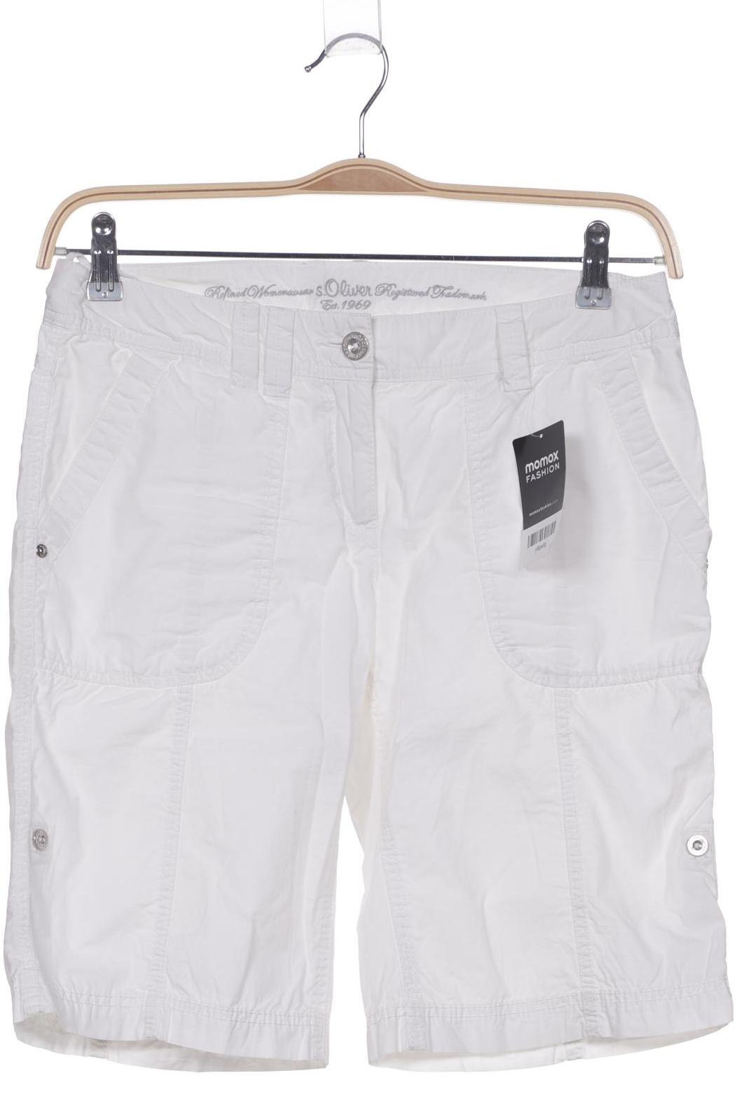 

s.Oliver Damen Shorts, weiß, Gr. 36