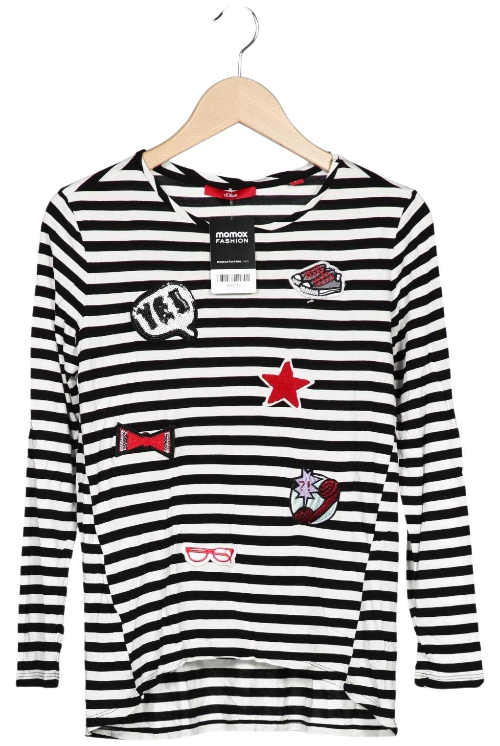 

s.Oliver Damen Langarmshirt, mehrfarbig, Gr. 34