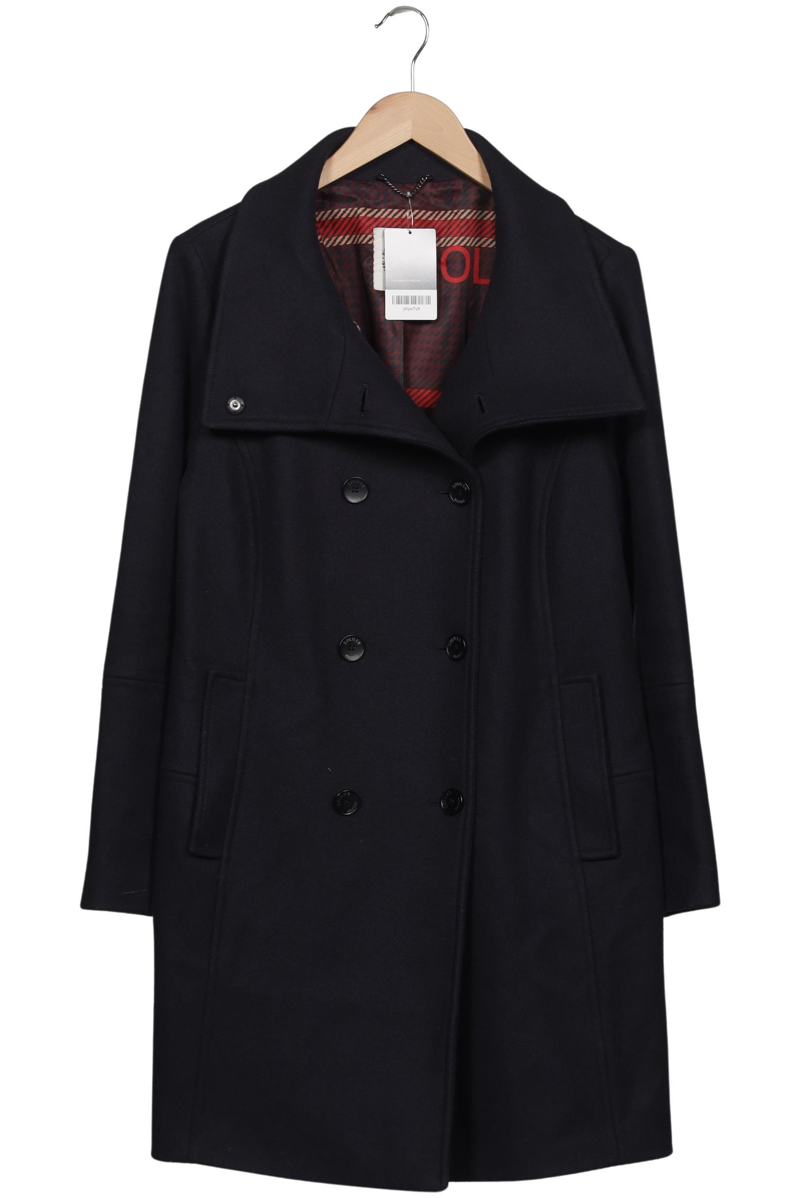 

s.Oliver Damen Mantel, marineblau, Gr. 42