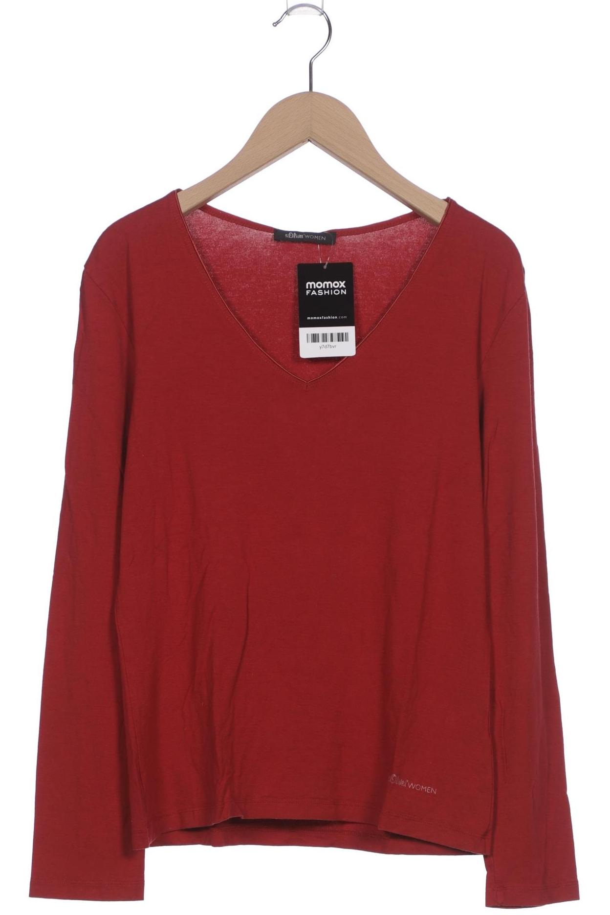 

s.Oliver Damen Langarmshirt, bordeaux, Gr. 36