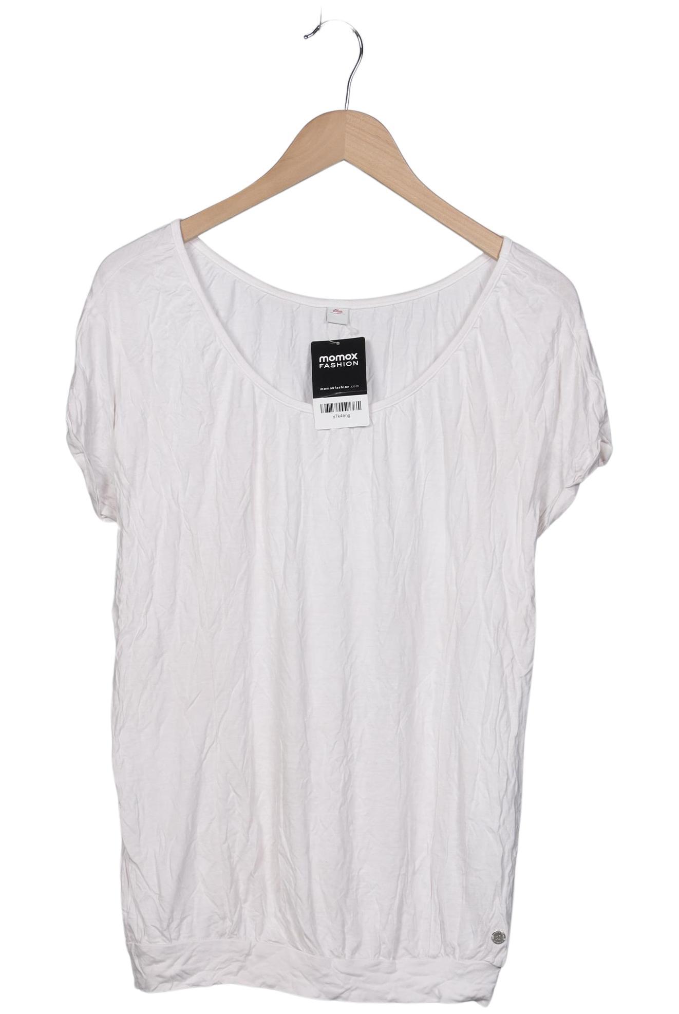 

s.Oliver Damen T-Shirt, weiß, Gr. 40