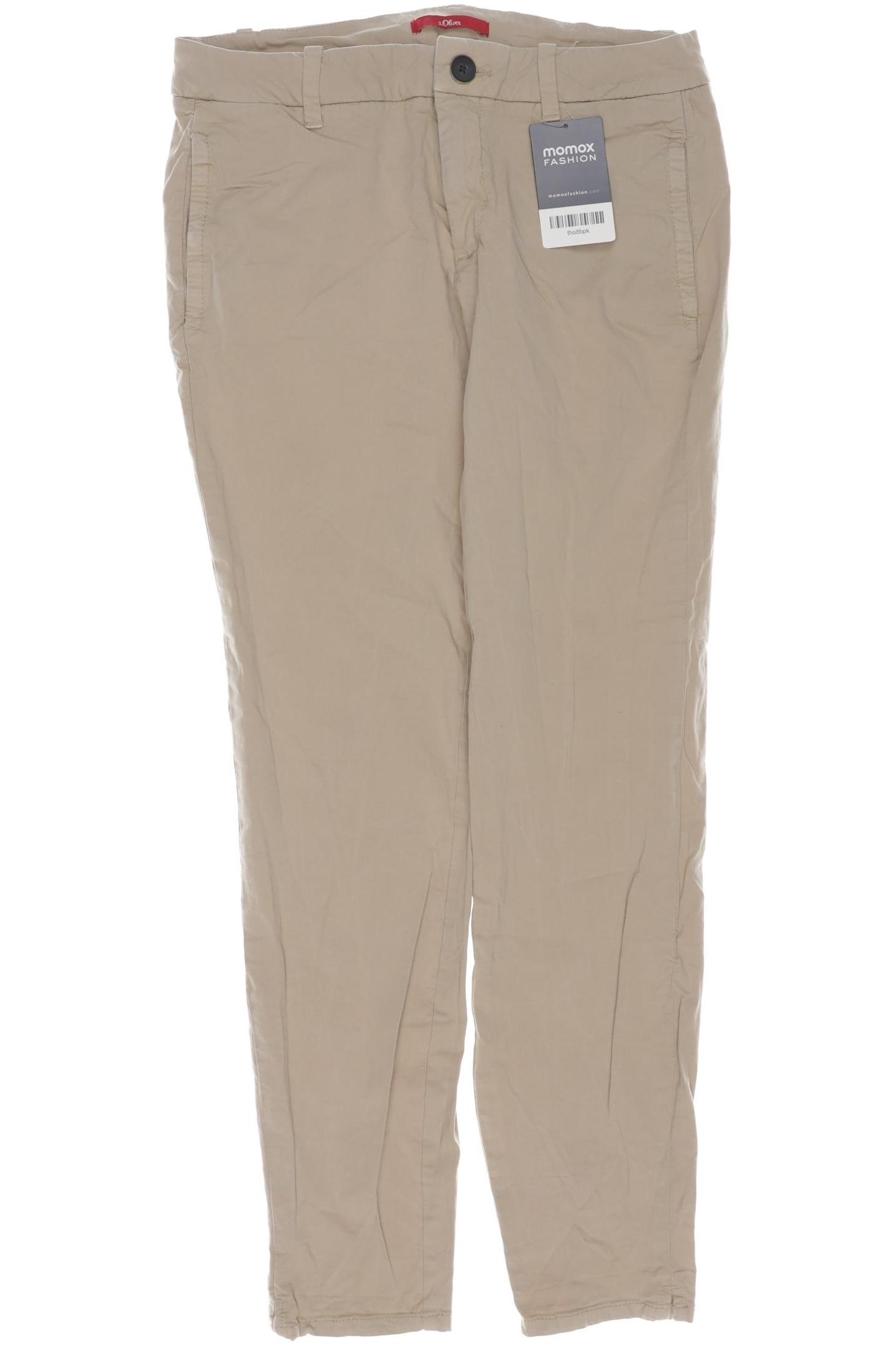 

s.Oliver Damen Stoffhose, beige, Gr. 34