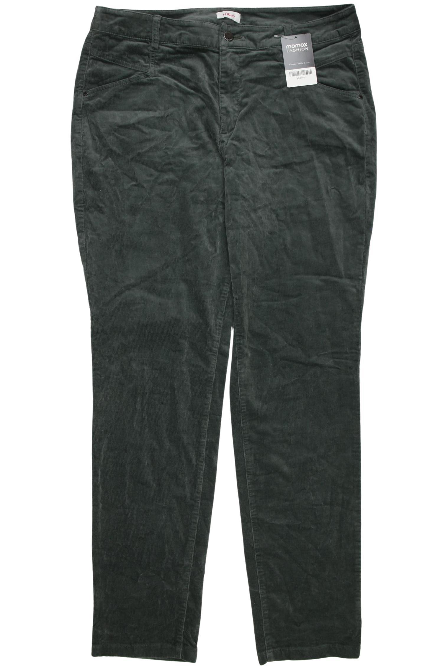 

s.Oliver Damen Stoffhose, grün, Gr. 35