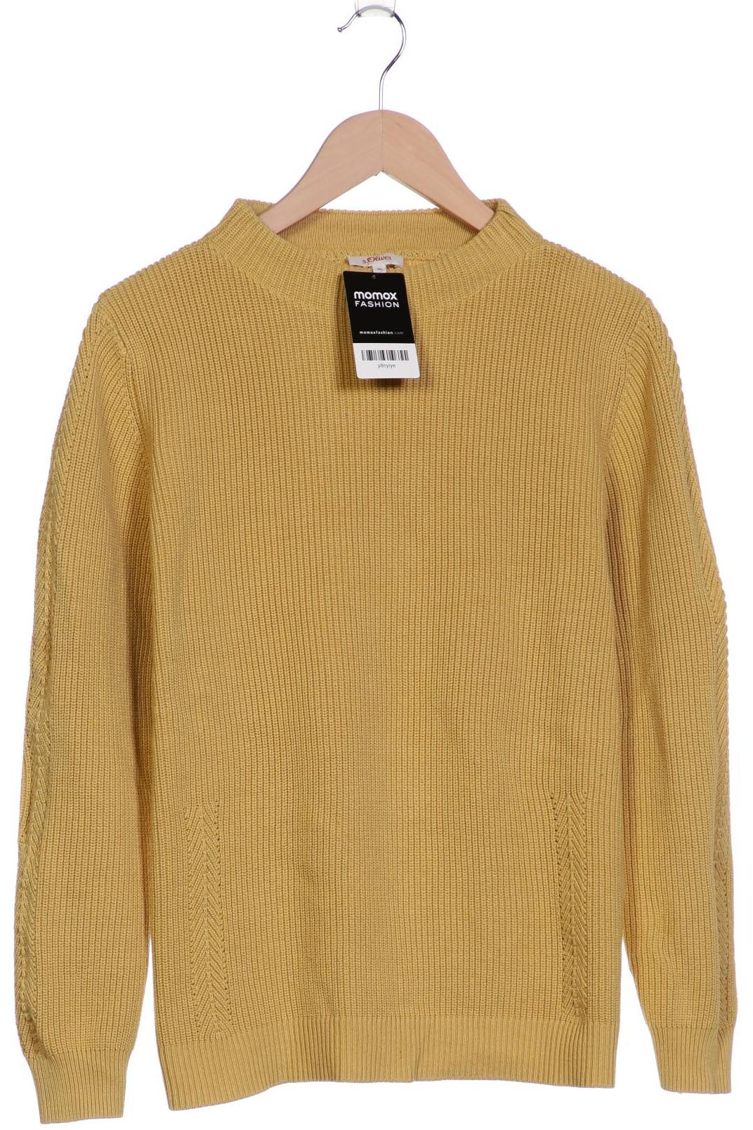 

s.Oliver Damen Pullover, gelb, Gr. 40
