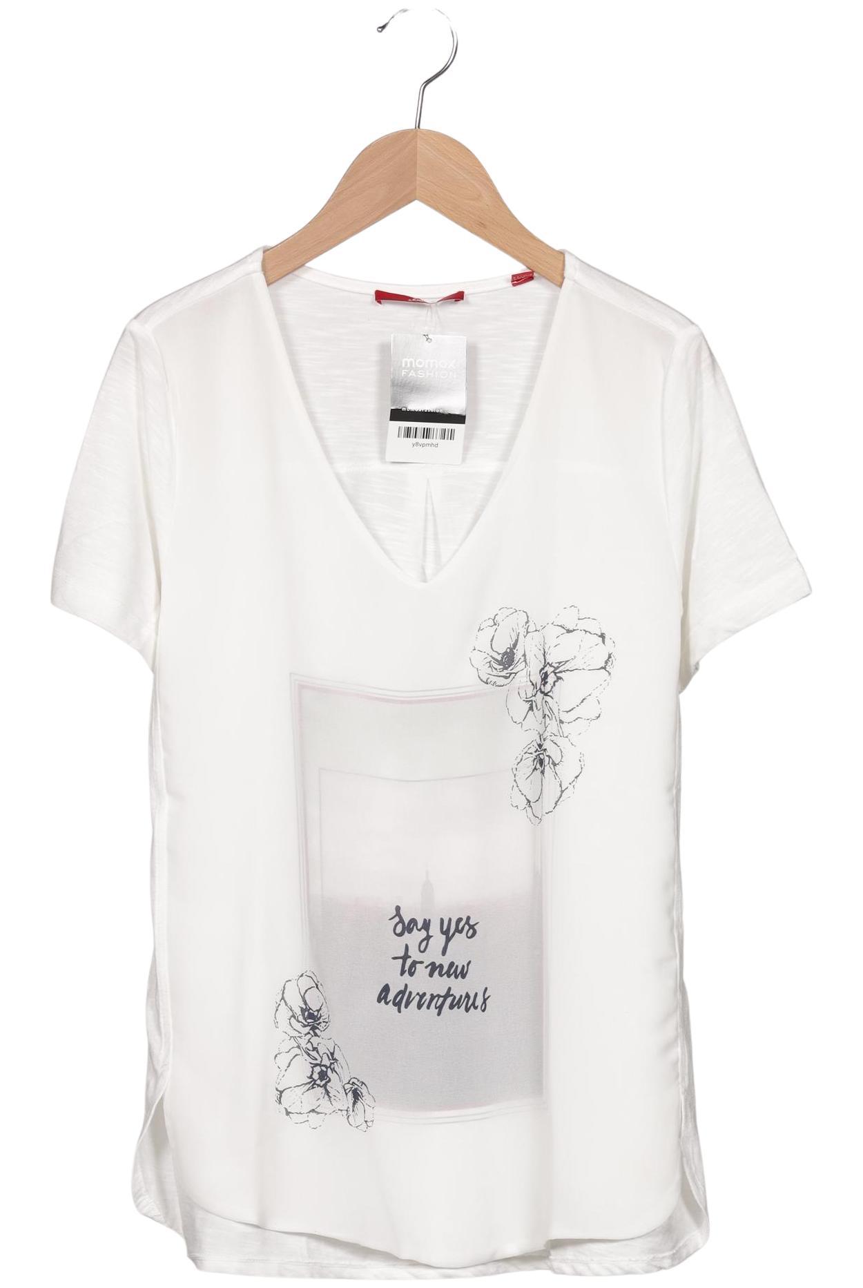 

s.Oliver Damen T-Shirt, weiß, Gr. 36