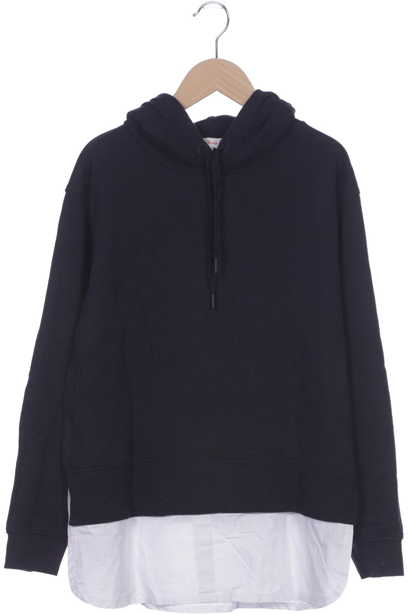 

s.Oliver Damen Kapuzenpullover, marineblau, Gr. 36