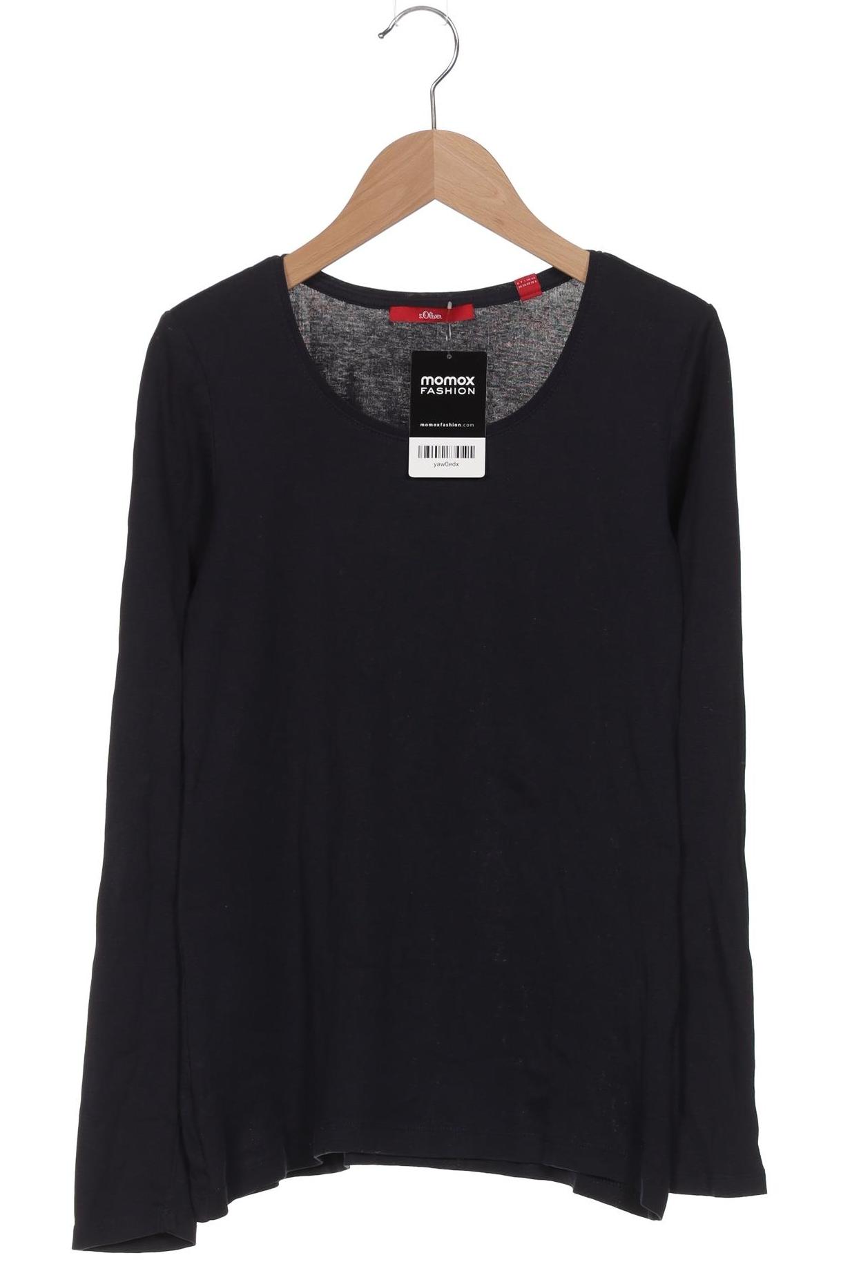 

s.Oliver Damen Langarmshirt, marineblau, Gr. 36