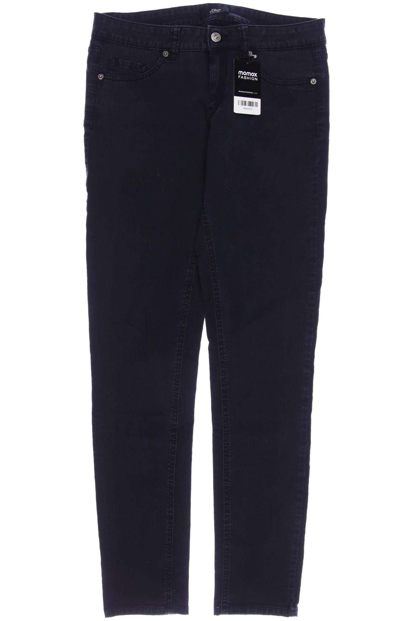 

s.Oliver Damen Jeans, schwarz