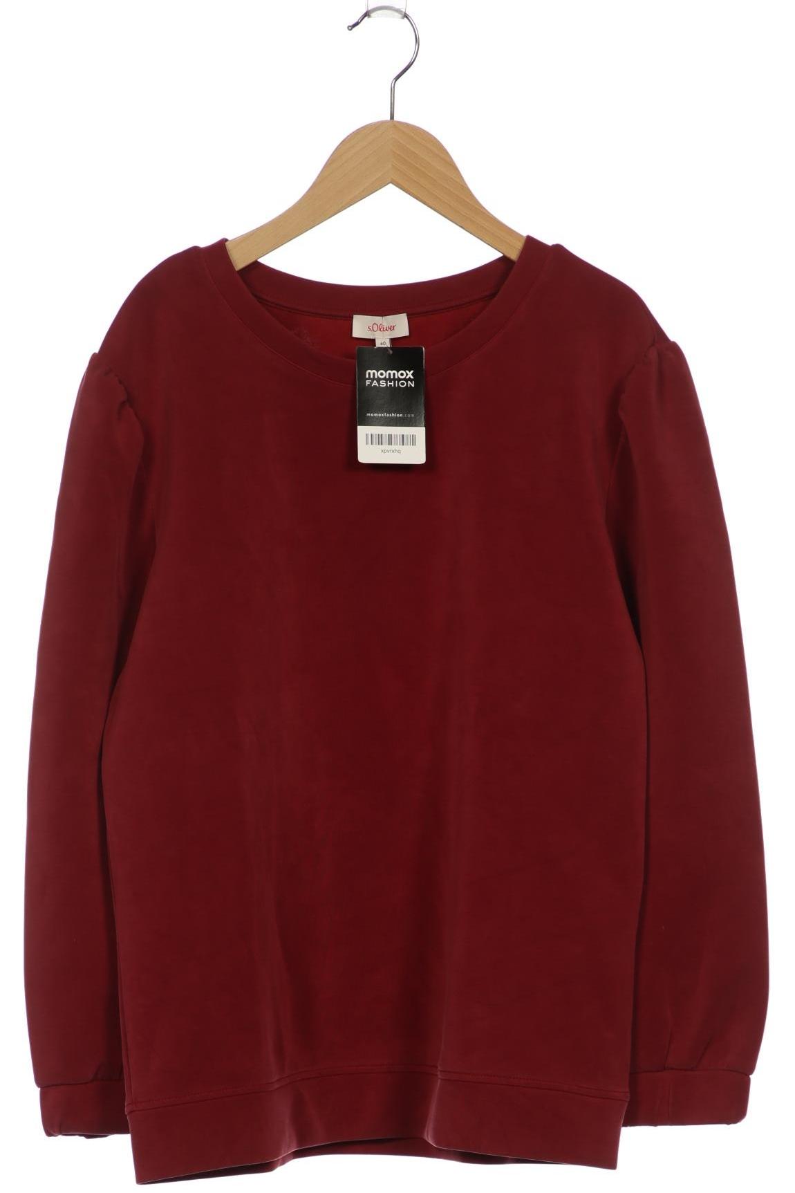 

s.Oliver Damen Sweatshirt, bordeaux, Gr. 40