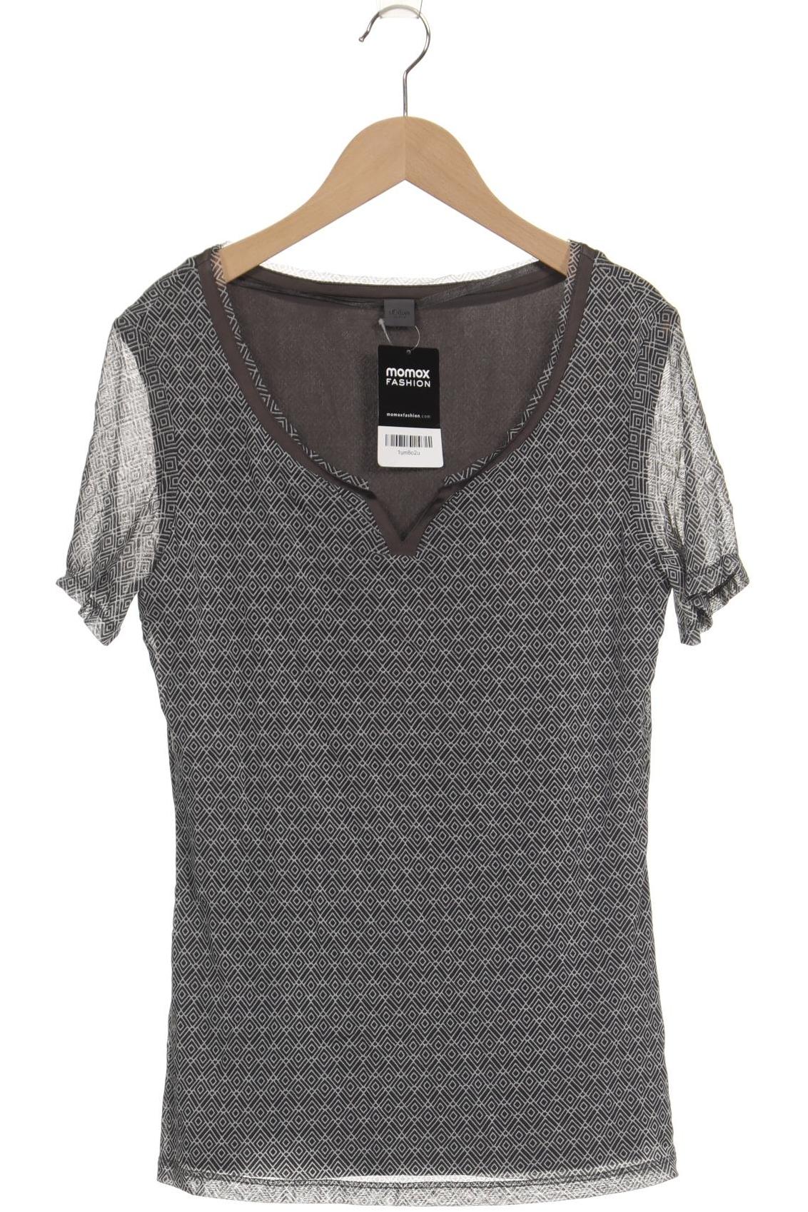 

s.Oliver Damen T-Shirt, grau, Gr. 40