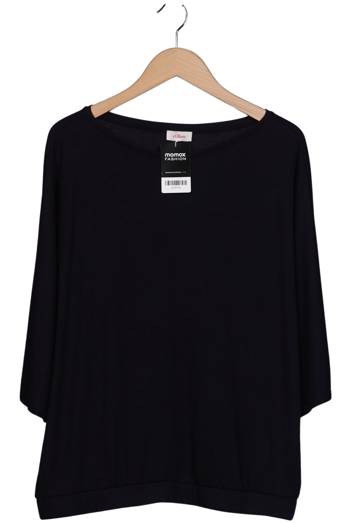 

s.Oliver Damen Langarmshirt, marineblau, Gr. 44