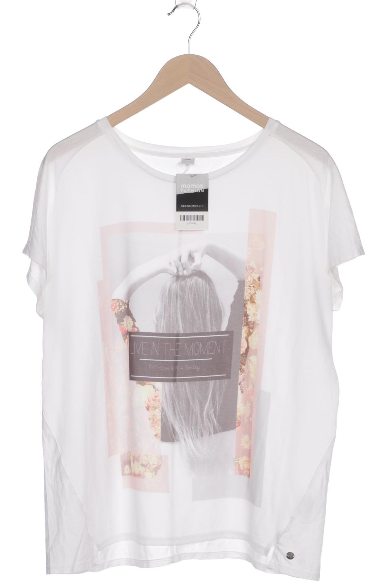 

s.Oliver Damen T-Shirt, weiß, Gr. 42