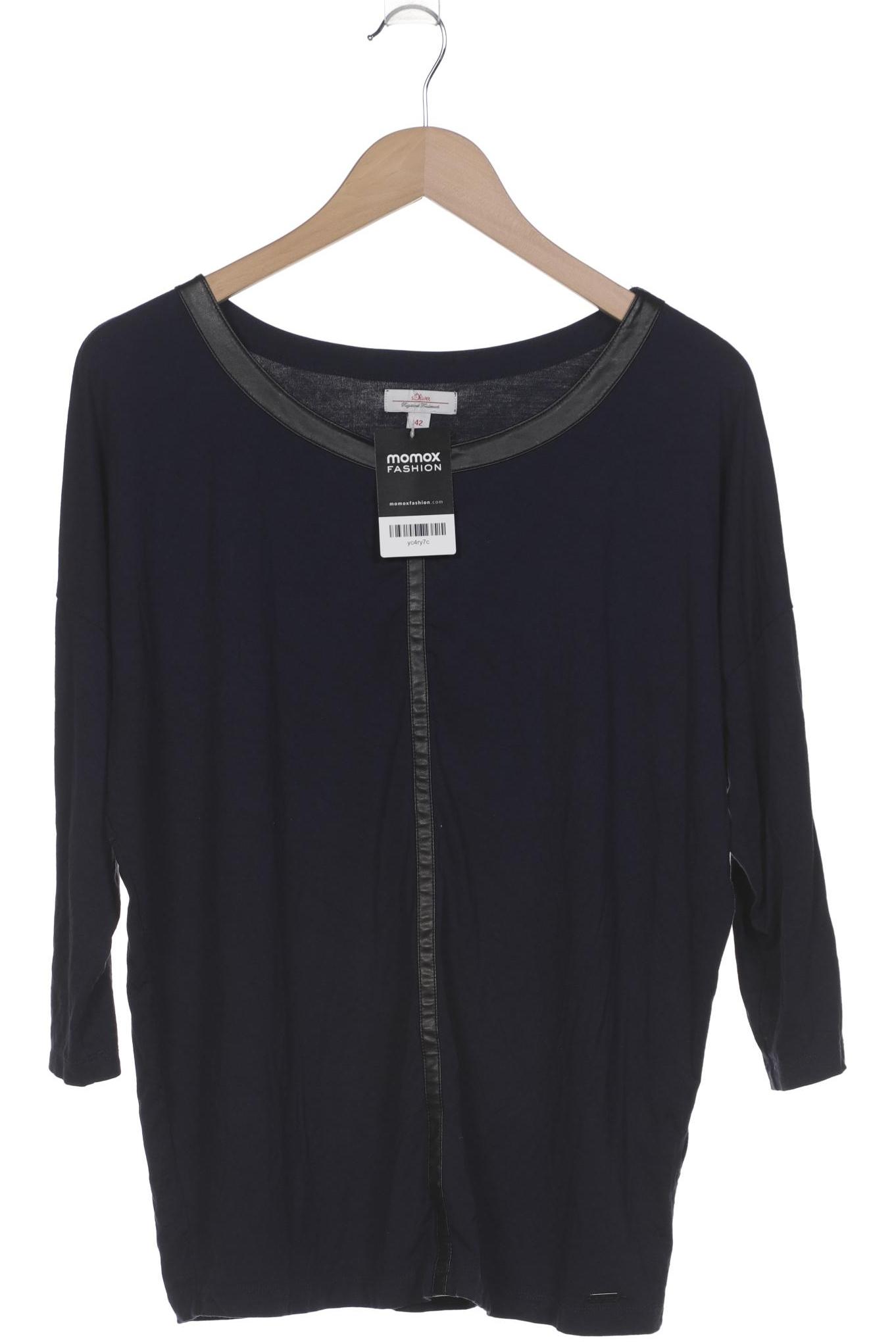 

s.Oliver Damen Langarmshirt, marineblau, Gr. 42