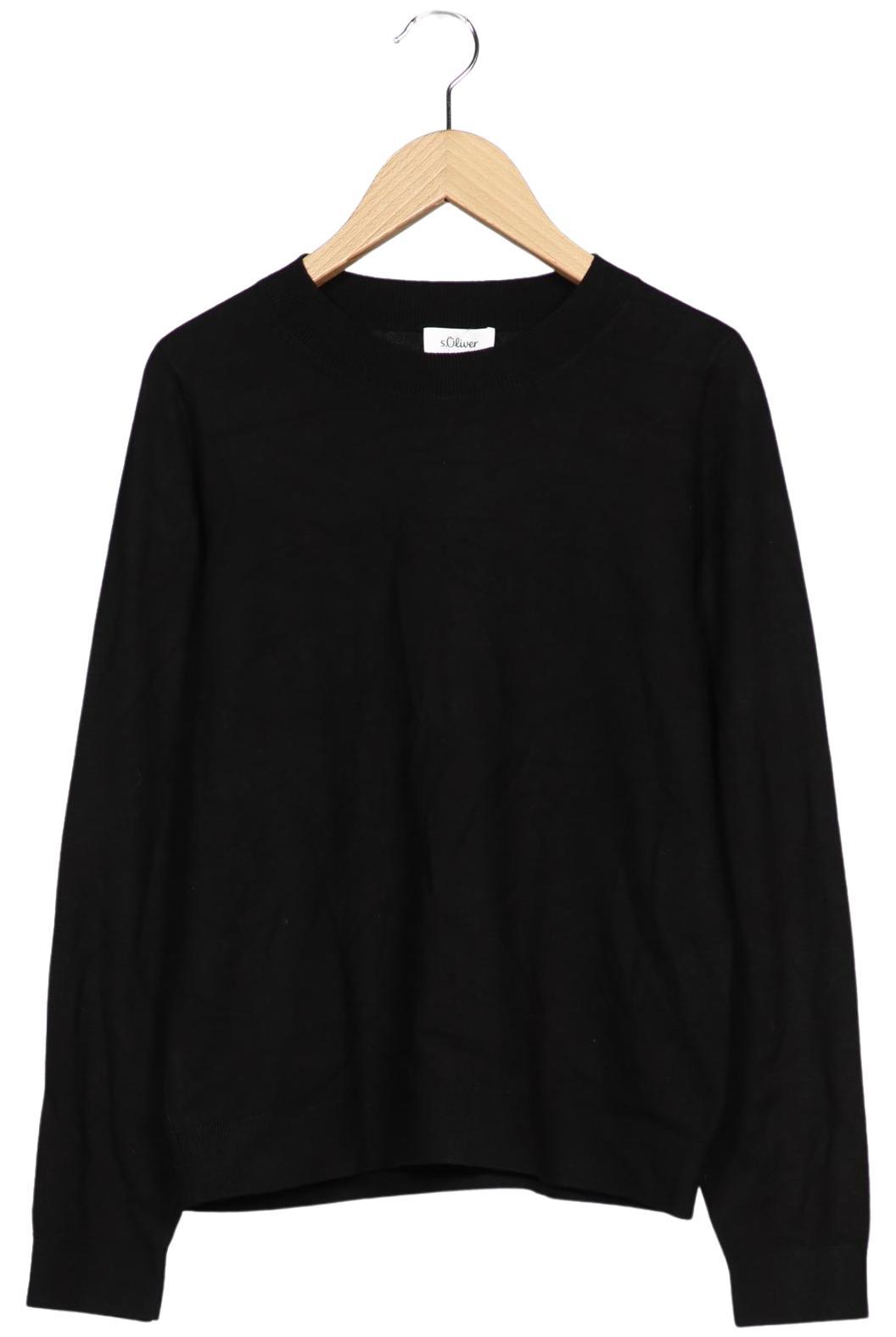 

s.Oliver Damen Pullover, schwarz, Gr. 36