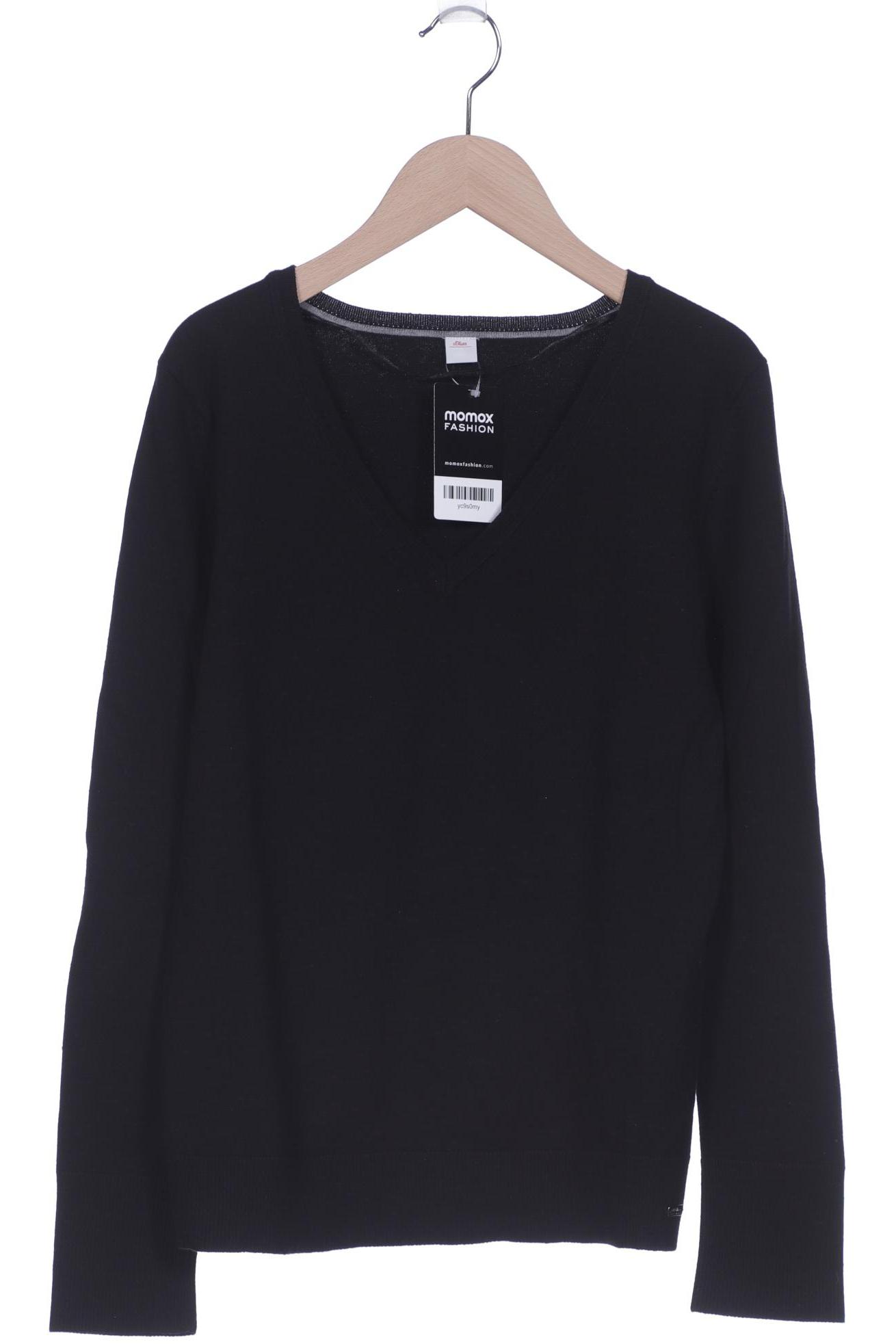 

s.Oliver Damen Pullover, schwarz