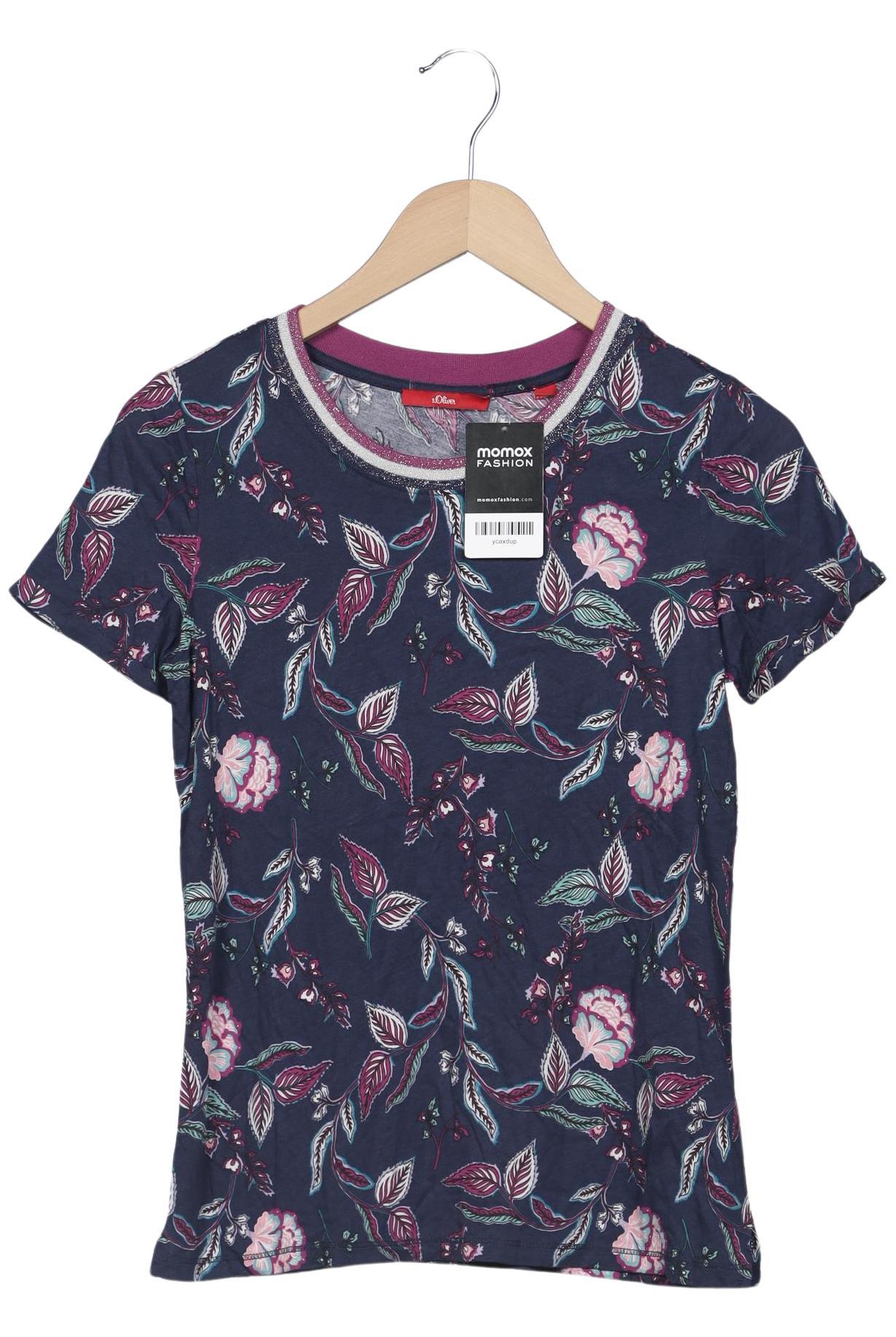 

s.Oliver Damen T-Shirt, marineblau, Gr. 34