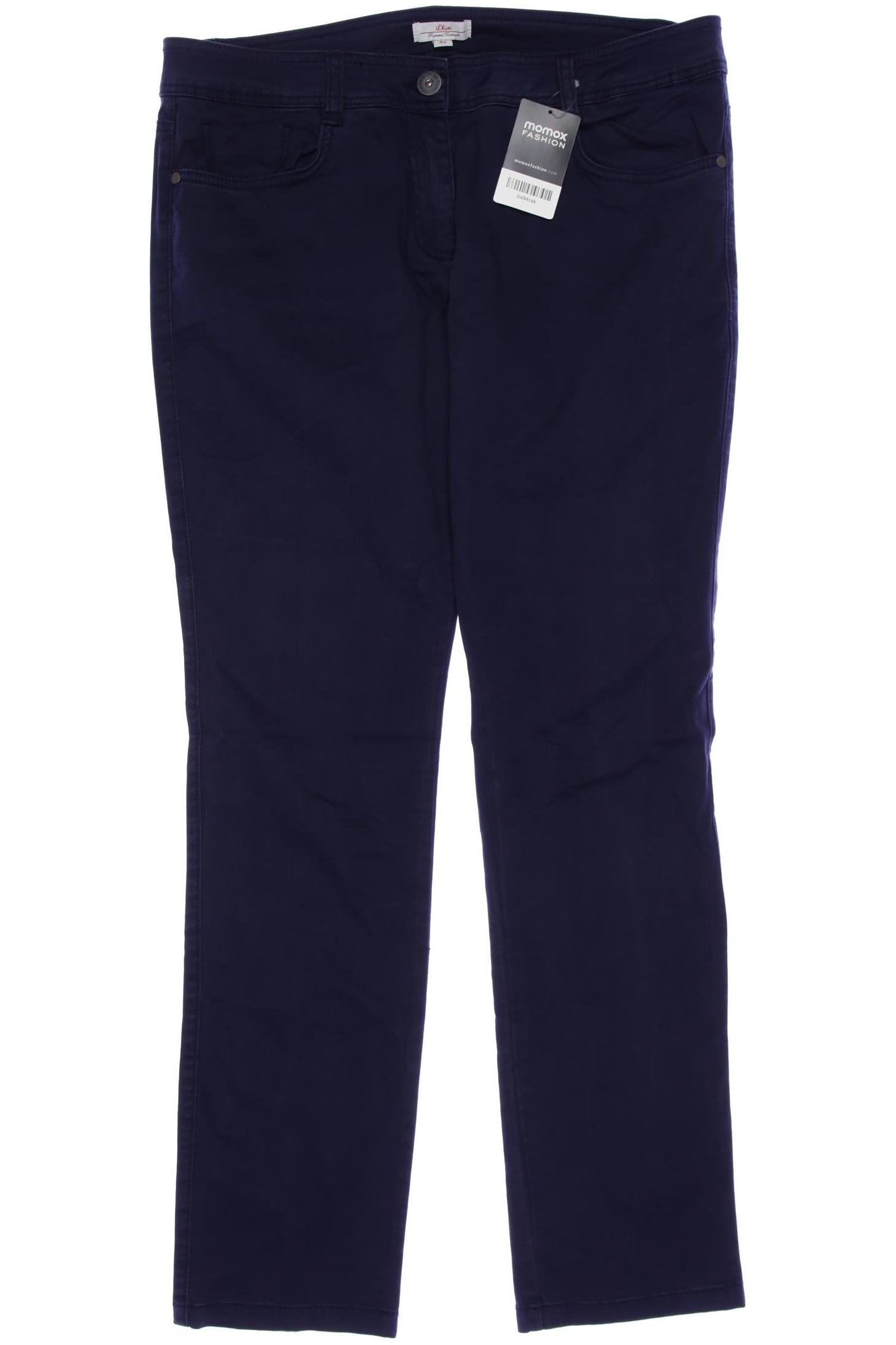 

s.Oliver Damen Stoffhose, marineblau, Gr. 42