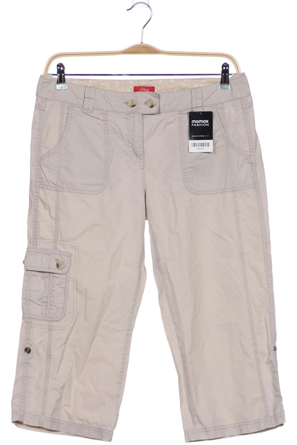 

s.Oliver Damen Stoffhose, beige, Gr. 40