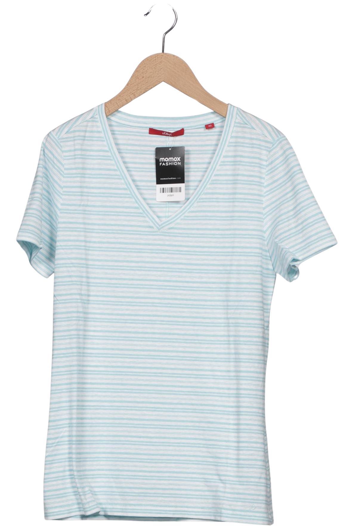 

s.Oliver Damen T-Shirt, hellblau, Gr. 40