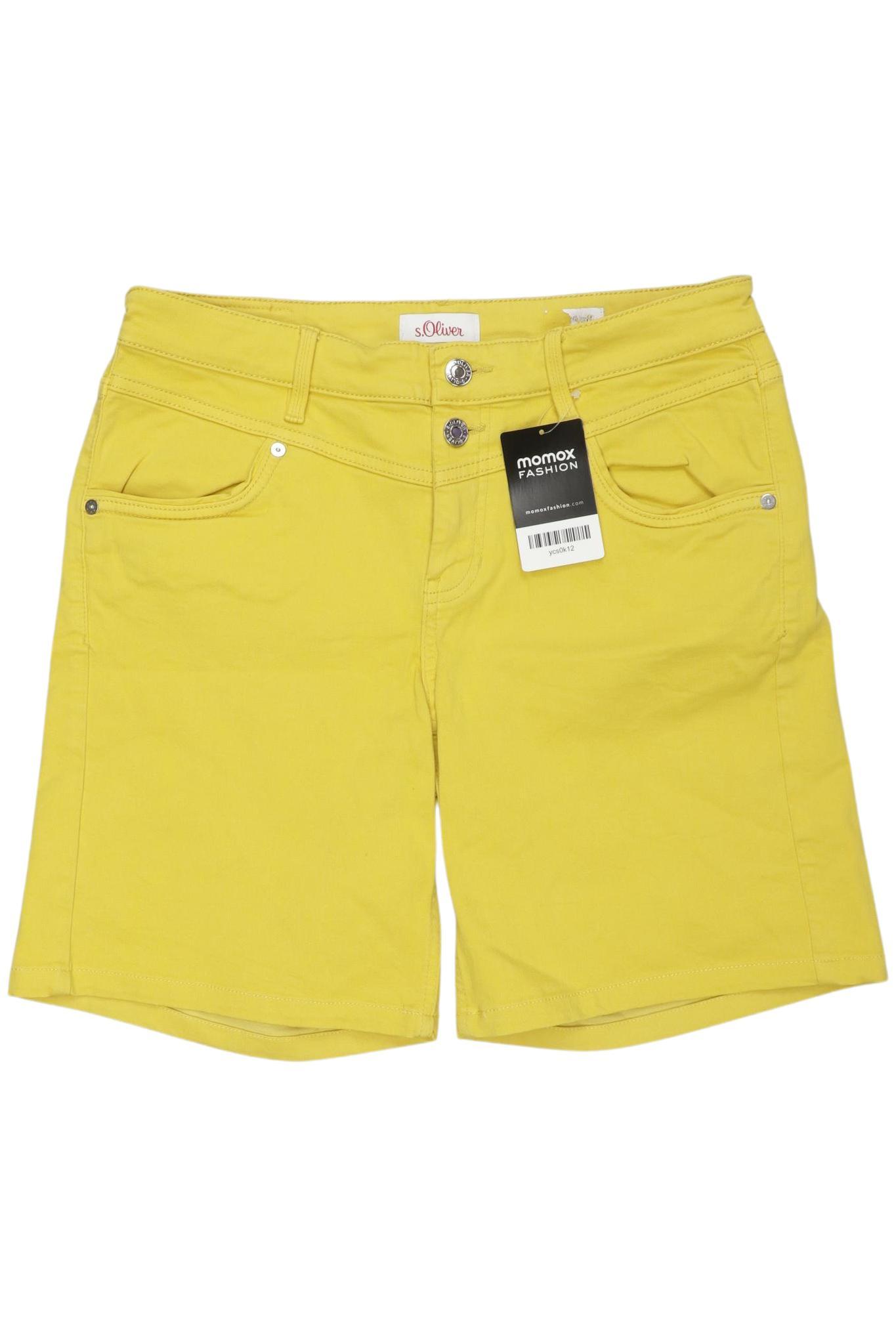 

s.Oliver Damen Shorts, gelb, Gr. 36