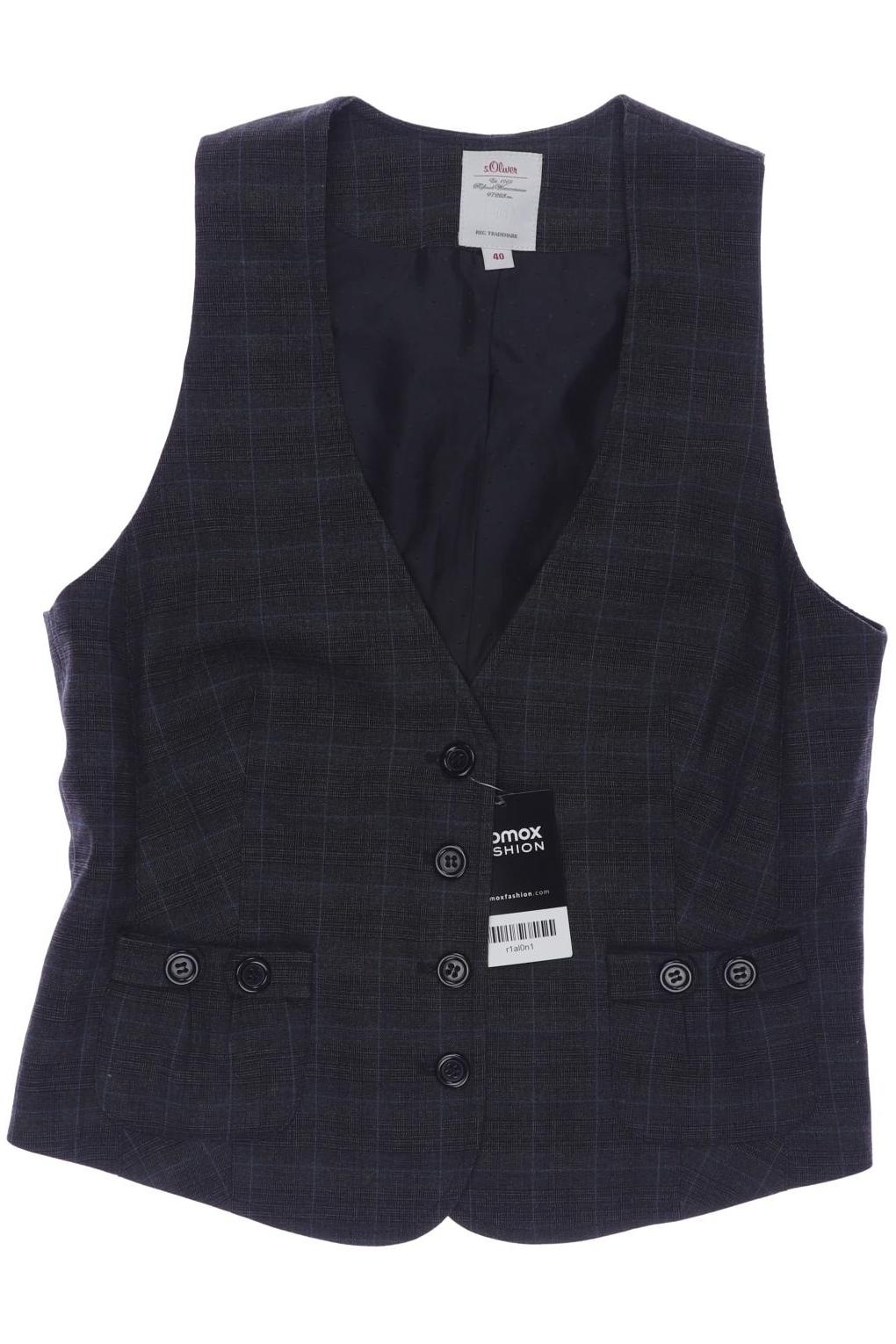 

s.Oliver Damen Weste, grau, Gr. 40