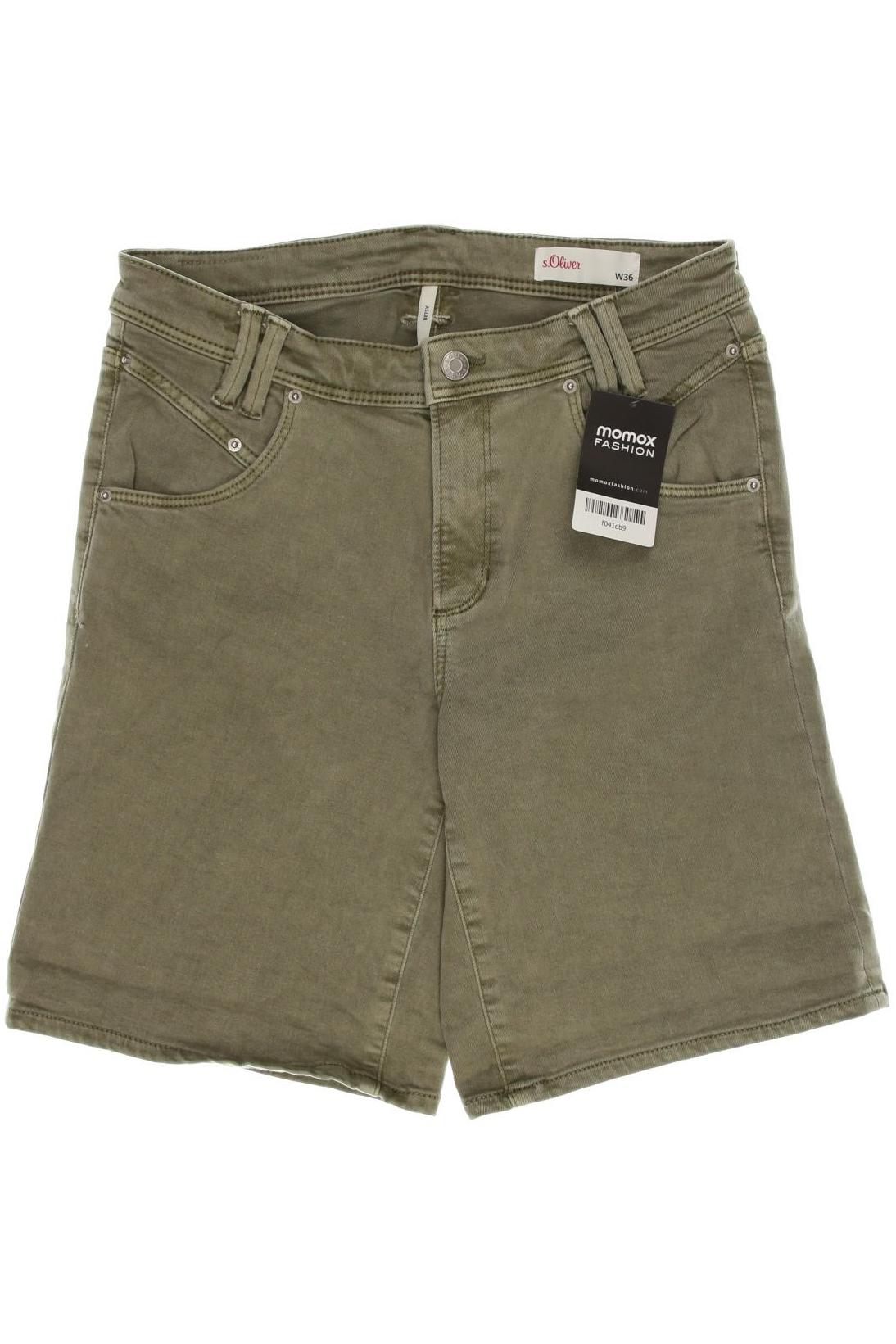 

s.Oliver Damen Shorts, grün, Gr. 36