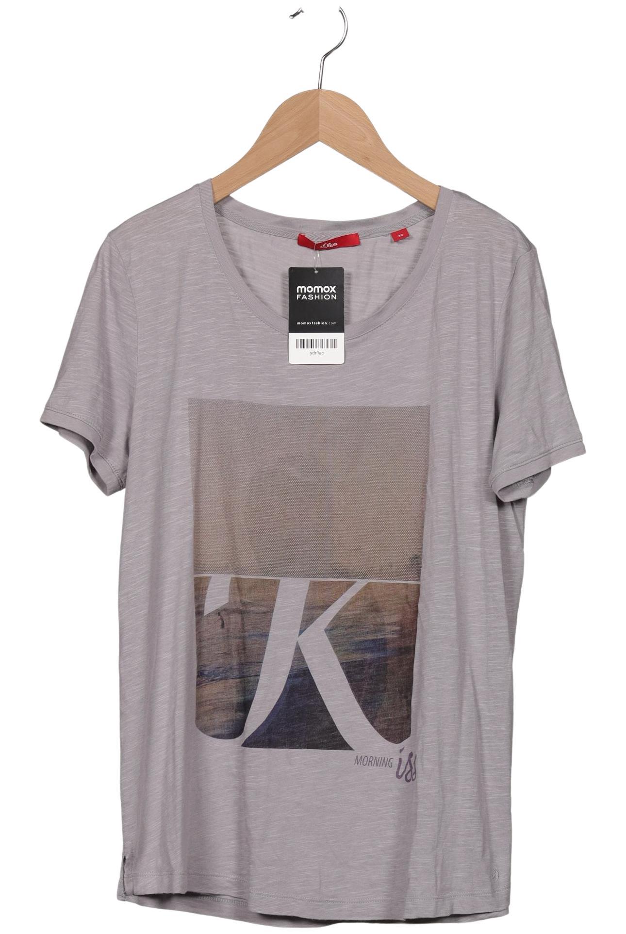 

s.Oliver Damen T-Shirt, grau, Gr. 36