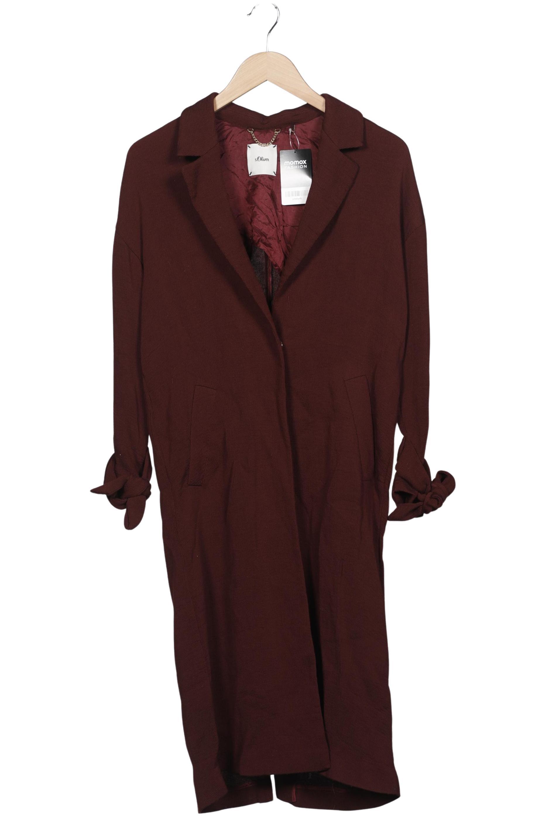 

s.Oliver Damen Mantel, bordeaux, Gr. 44