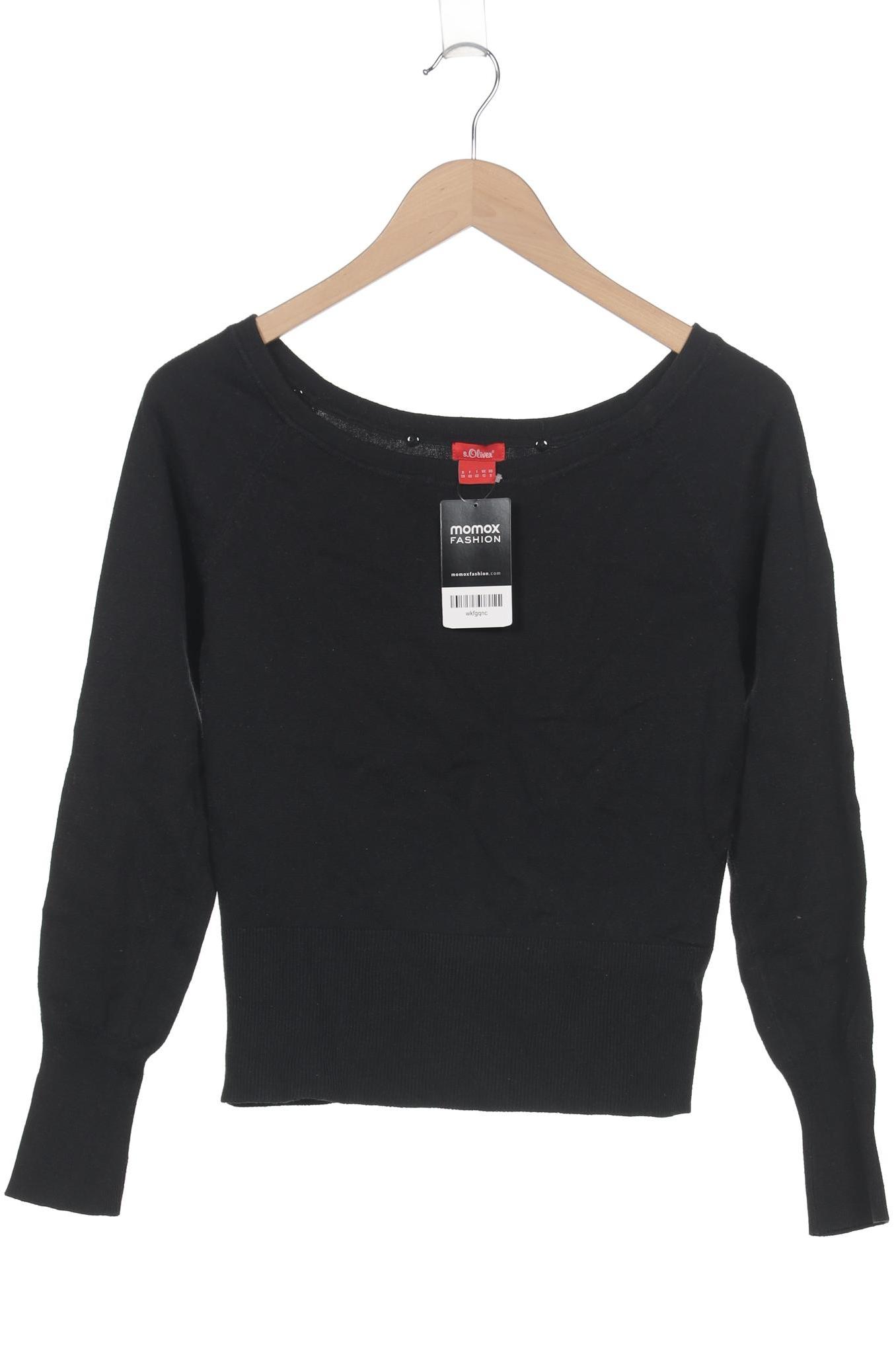 

s.Oliver Damen Pullover, schwarz, Gr. 38
