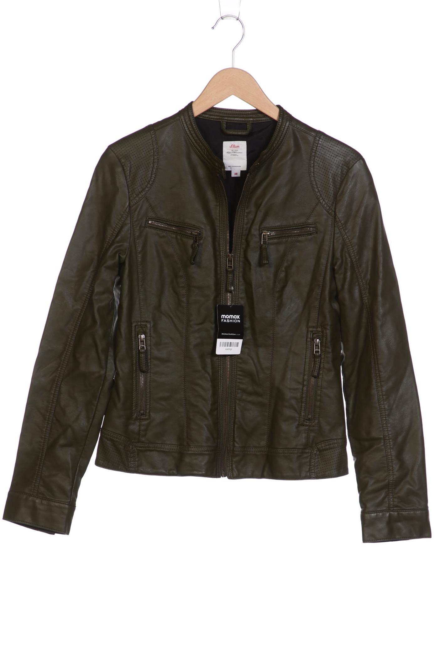 

s.Oliver Damen Jacke, grün, Gr. 38