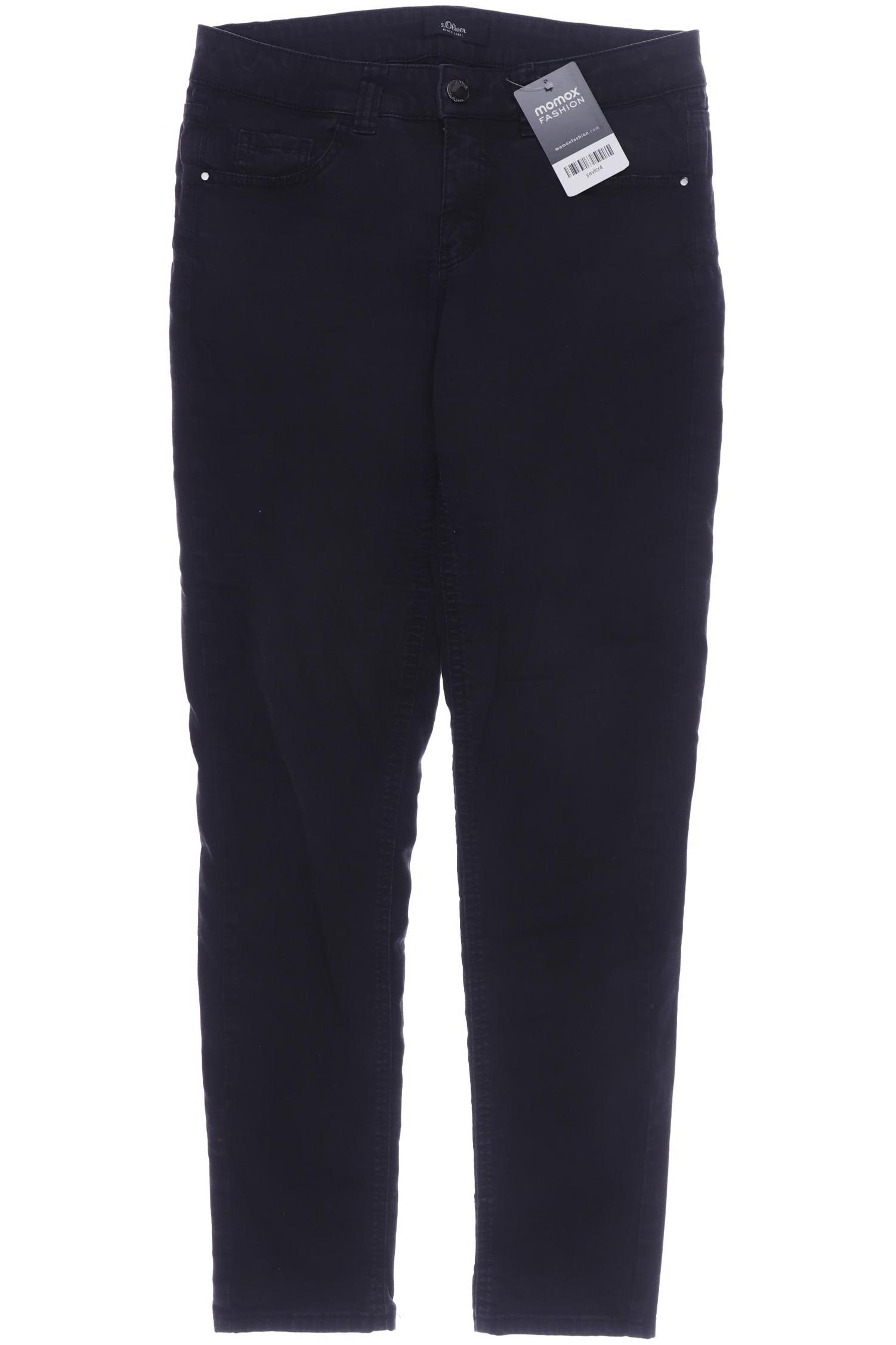 

s.Oliver Damen Jeans, schwarz