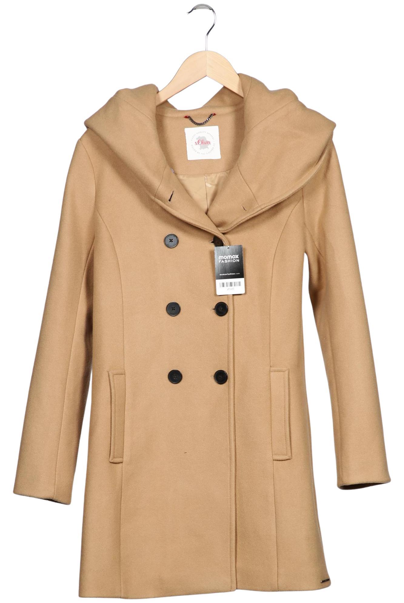 

s.Oliver Damen Mantel, beige, Gr. 36