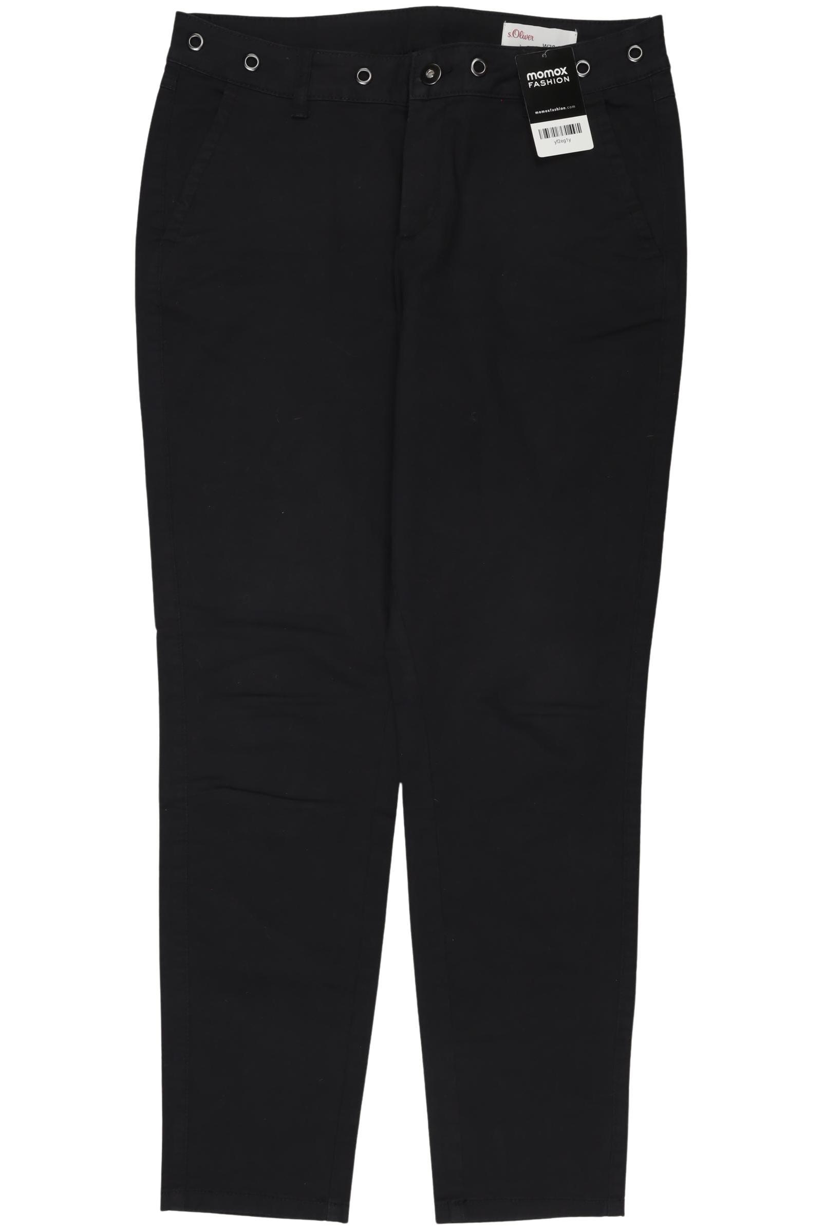 

s.Oliver Damen Stoffhose, schwarz, Gr. 38